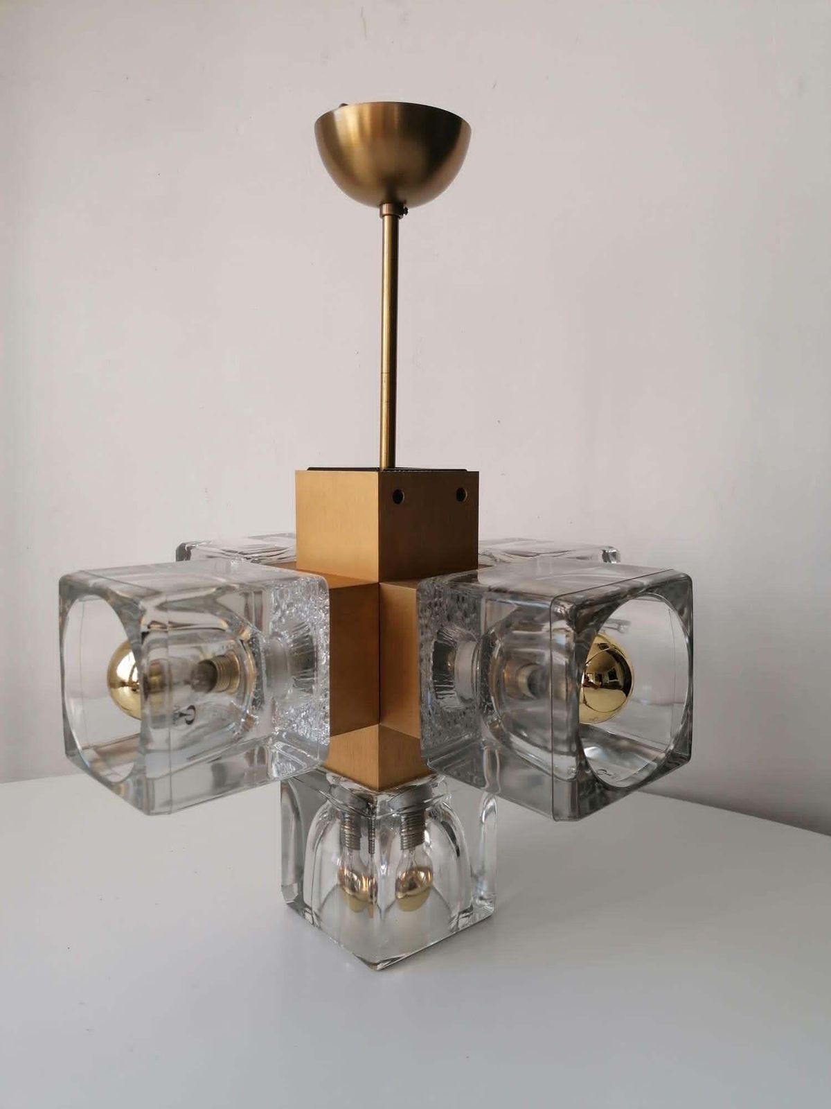 photo vinterior Beautiful Midcentury Chandelier By Peil & Putzler