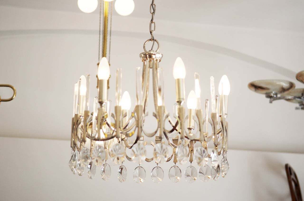 Gaetano Sciolari Chandelier From 1960s photo Lighting