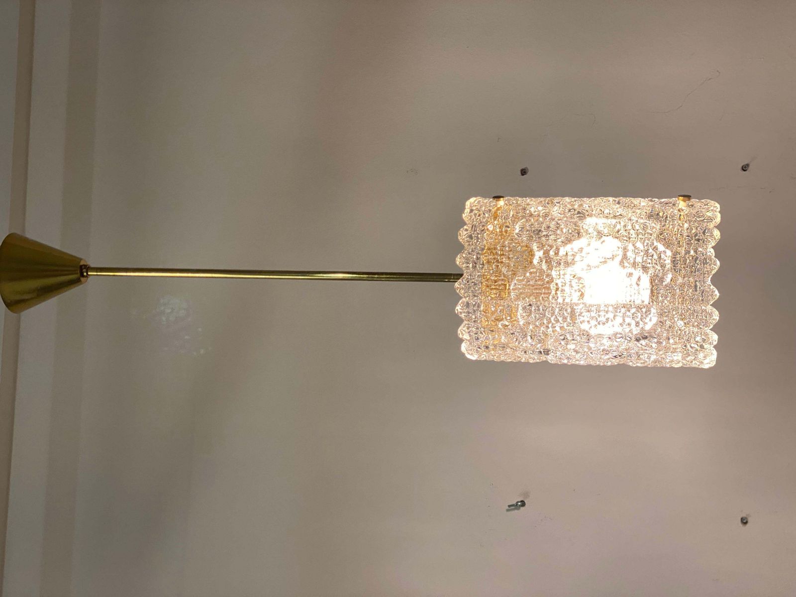 Lighting Crystal Pendant By Carl Fagerlund For Orrefors, Sweden photo