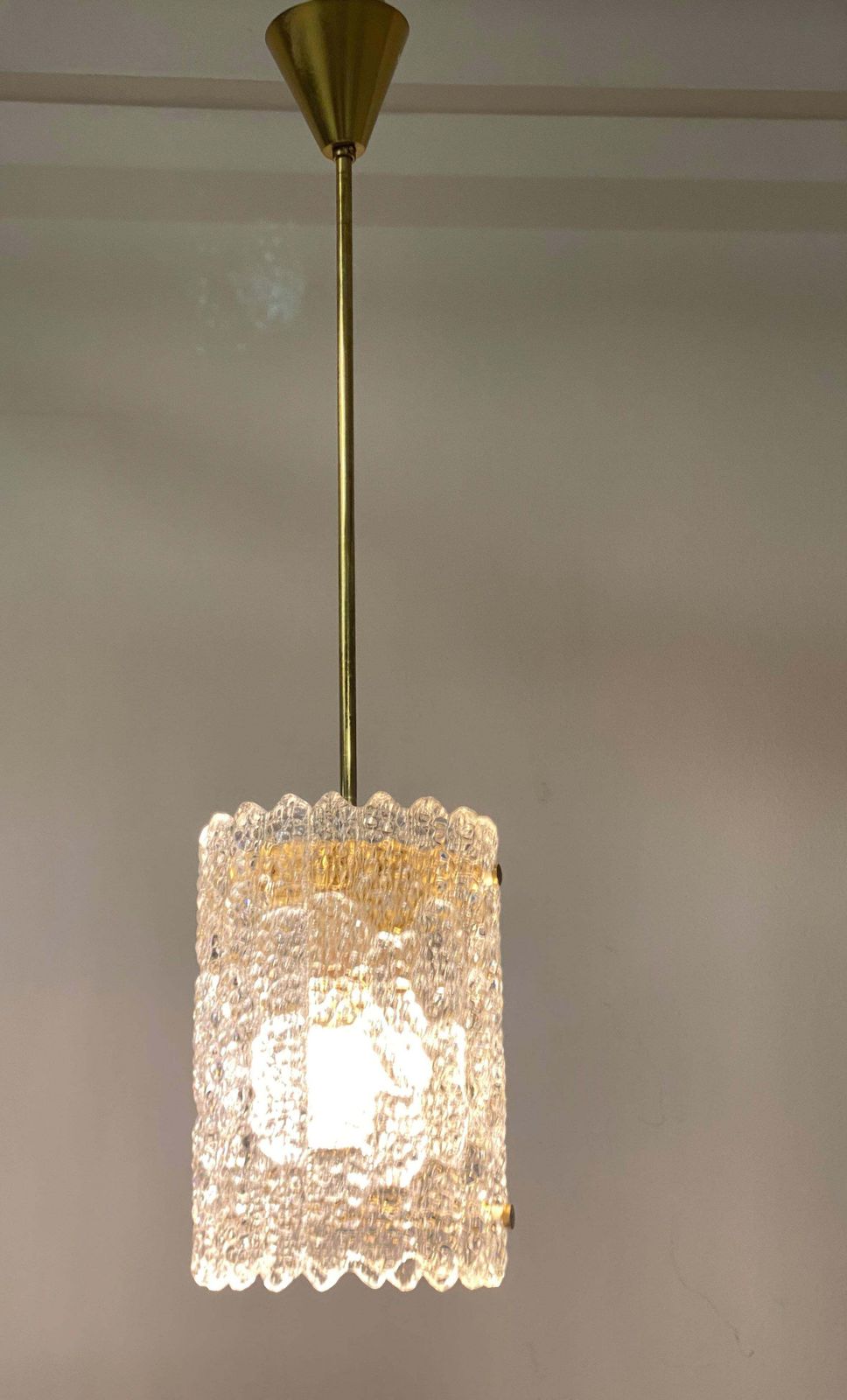 1298.0 Crystal Pendant By Carl Fagerlund For Orrefors, Sweden photo