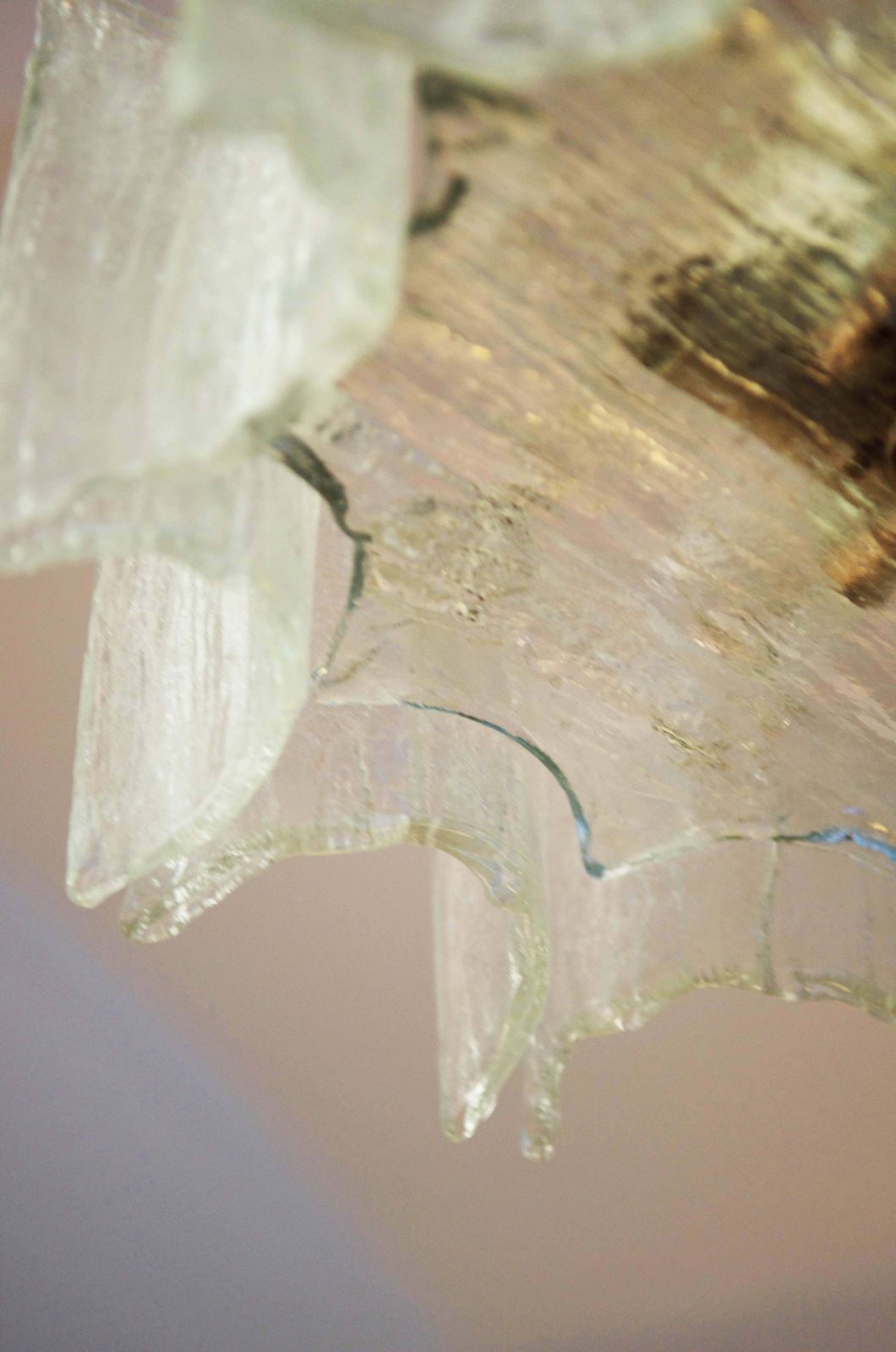 photo furniture J.T. Kalmar Of Austria Ice Glass Chandelier