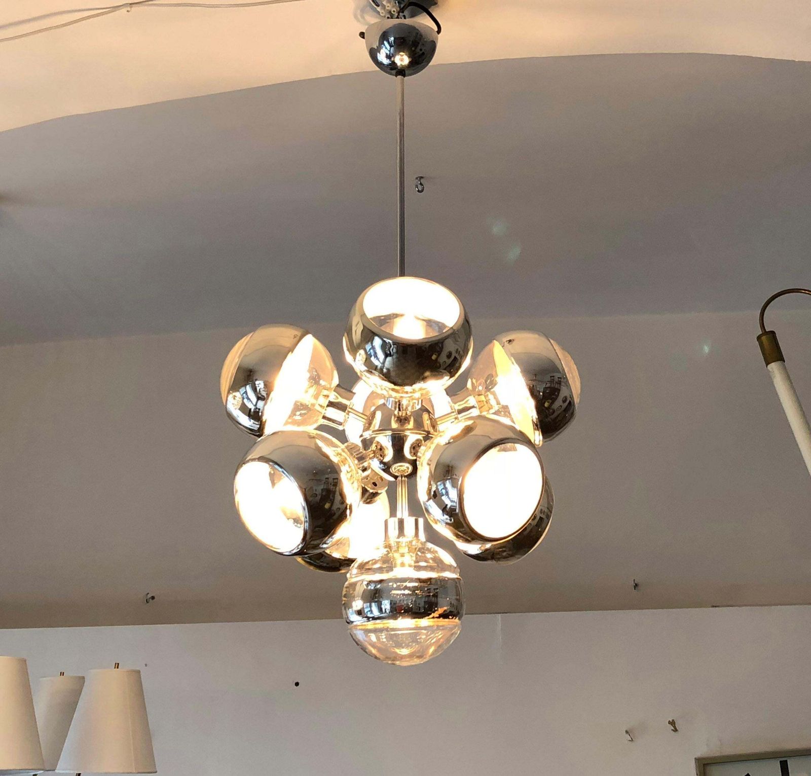Mooie Mid Century Hanglamp Van Peil & Putzler photo Verlichting