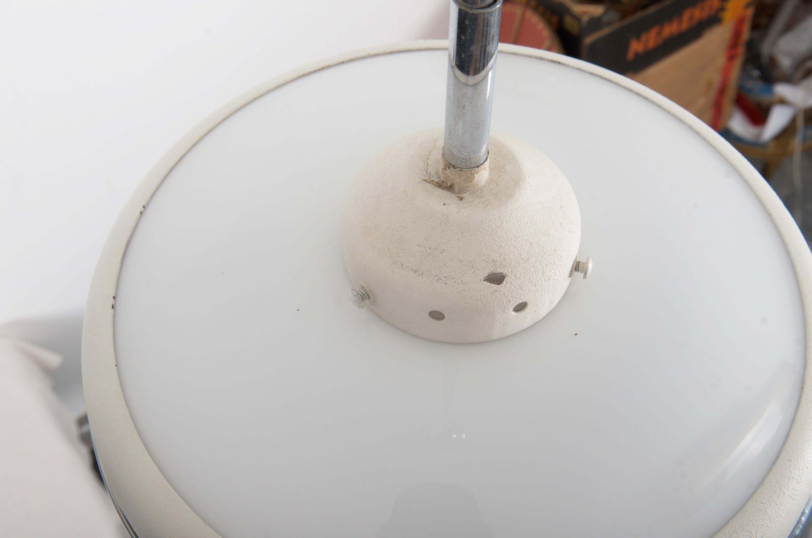 photo furniture Bauhaus Opaline Glass Pendant By Karl Gustaf Lindesvärd