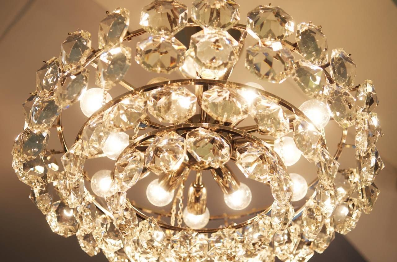 Crystal Chandelier By Bakalowits & Söhne photo buy