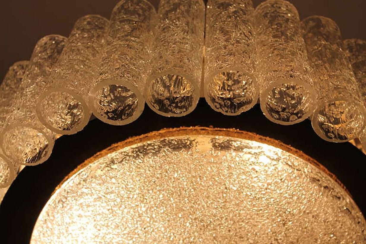 Doria Glass Tube Chandelier photo furniture