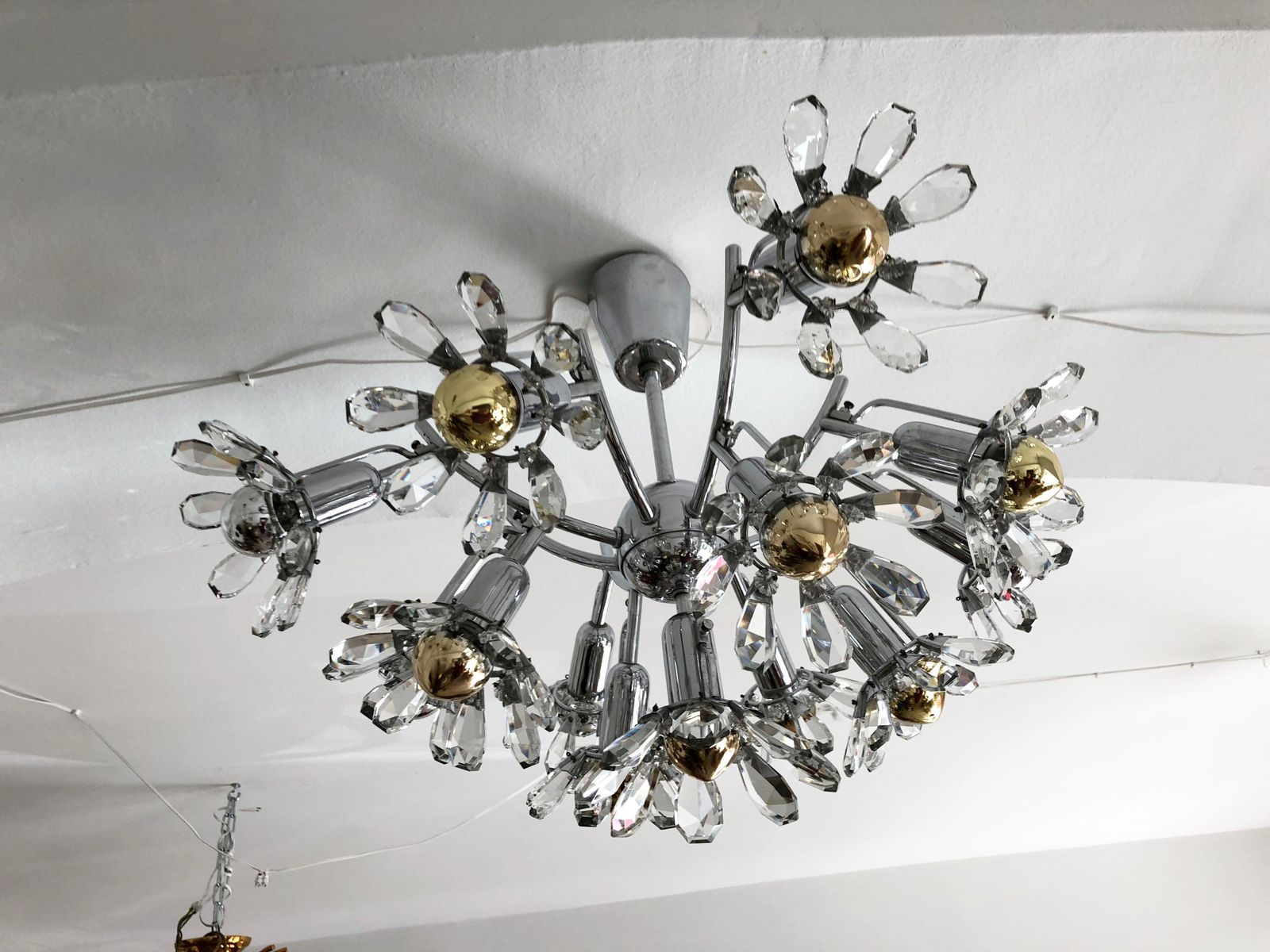 Cat Crystal Flush Mount Chandelier photo Lighting