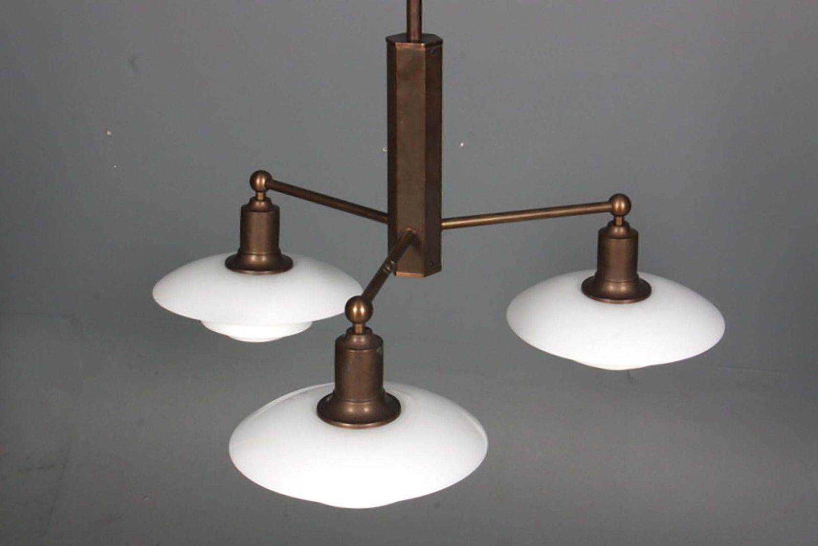 photo for sale Poul Henningsen Ph Limited Edition Three Arm Chandelier