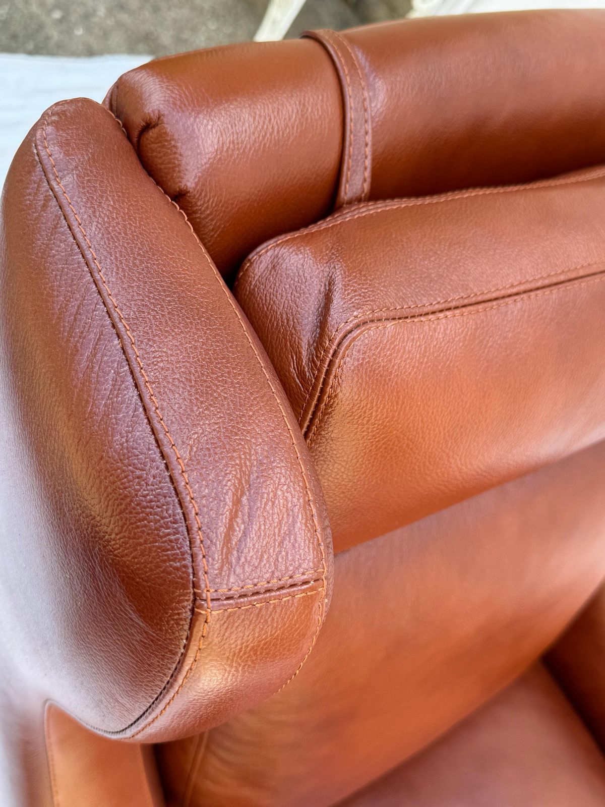 Furniture Frederik A. Kayser Wingback Chair Armchair Upholstered In Leather photo