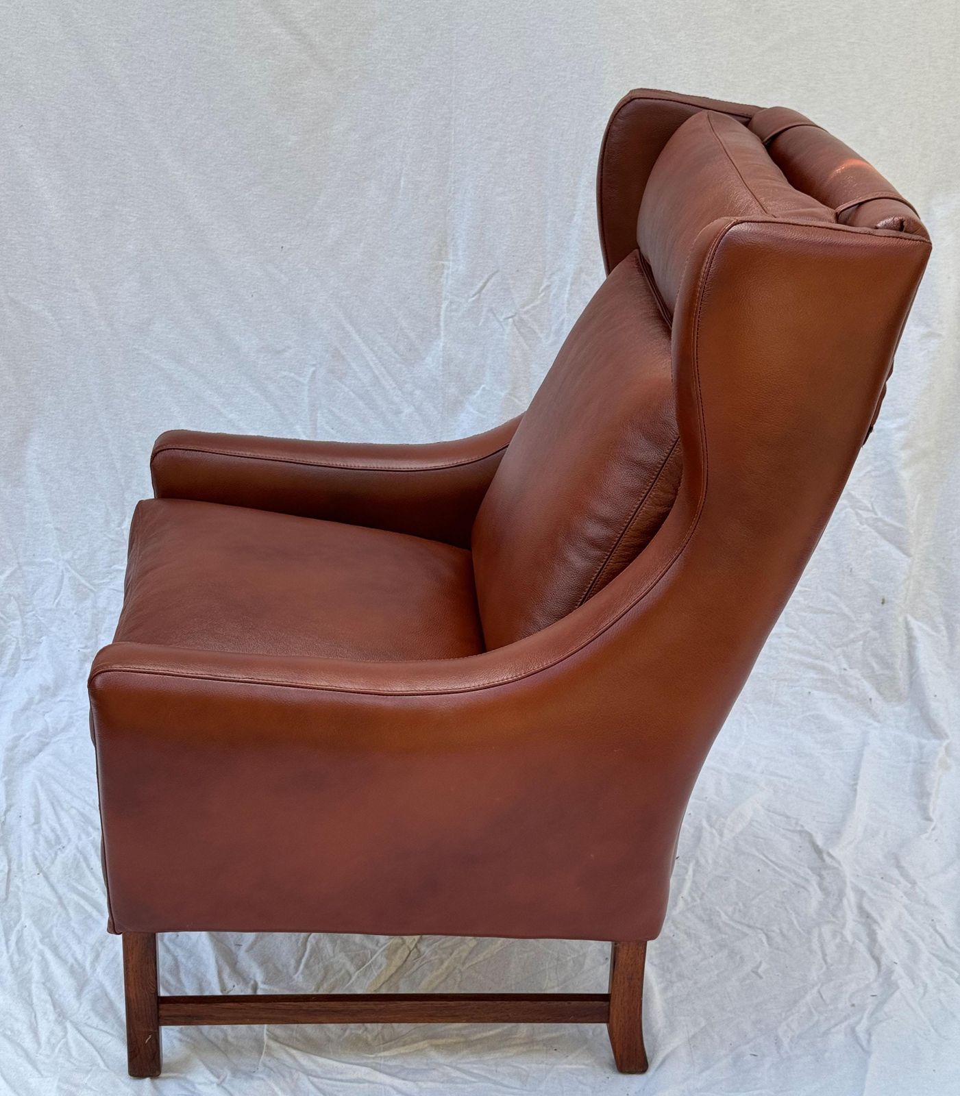 photo buy Frederik A. Kayser Wingback Chair Armchair Upholstered In Leather
