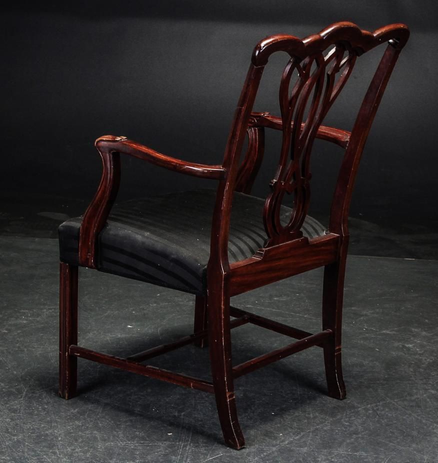 George III Style Mahogany Armchair photo furniture