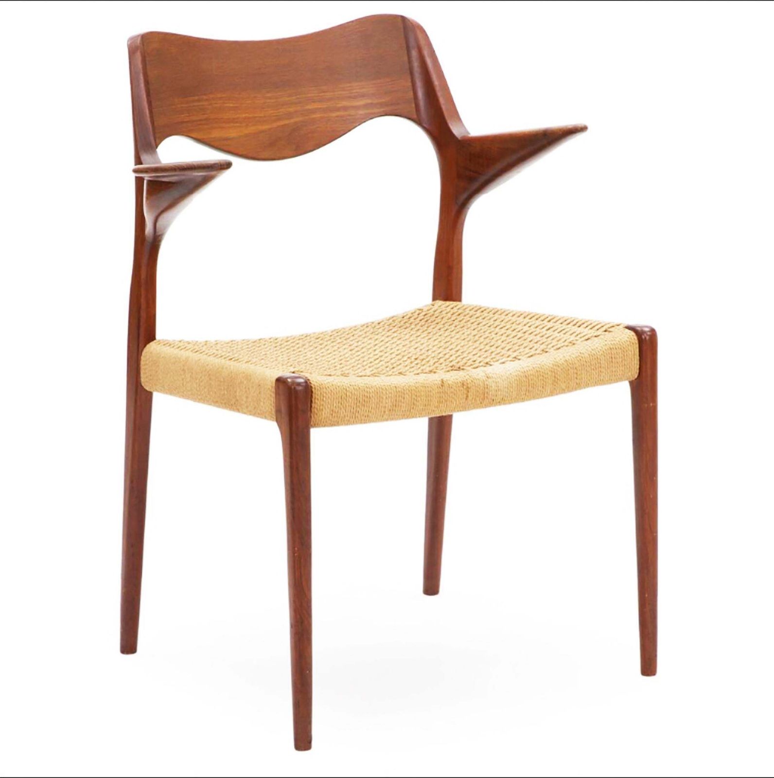 Niels Otto Møller Armchair Model 55, Denmark photo for sale