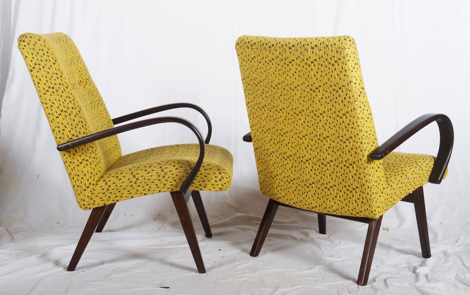 Pair Of Mid Century Czech Armchairs photo Furniture