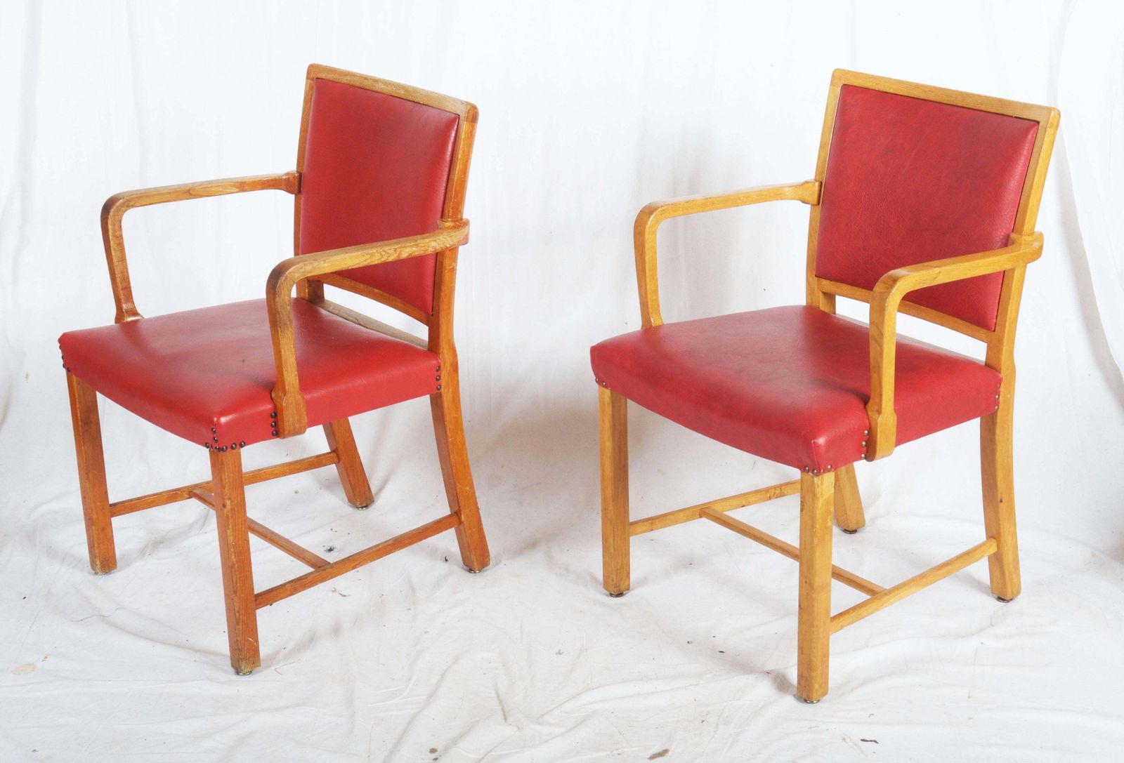 Mogens Koch Oak Armchairs For Sønderborg Hospital photo Furniture