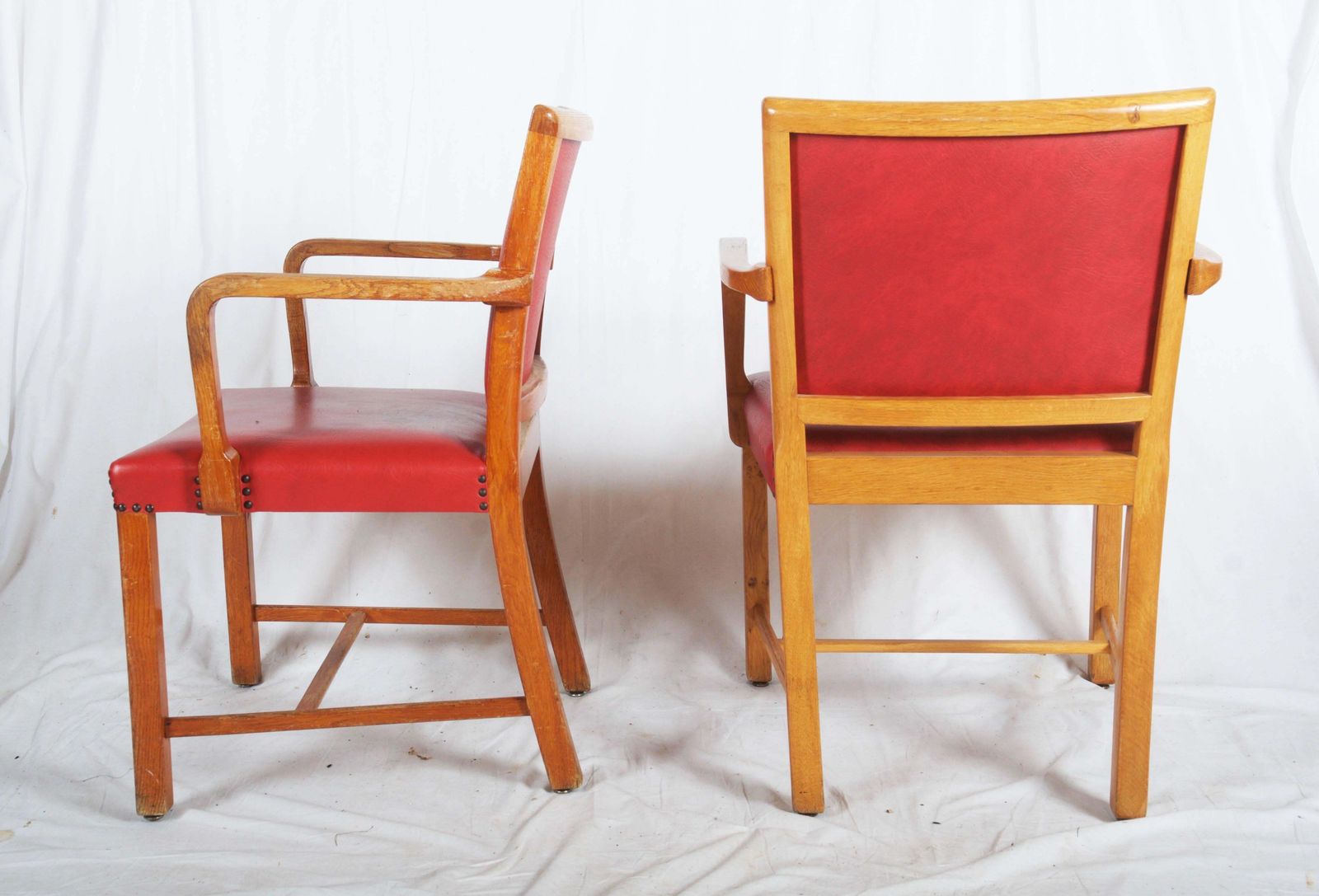 Mogens Koch Oak Armchairs For Sønderborg Hospital photo 1700.0