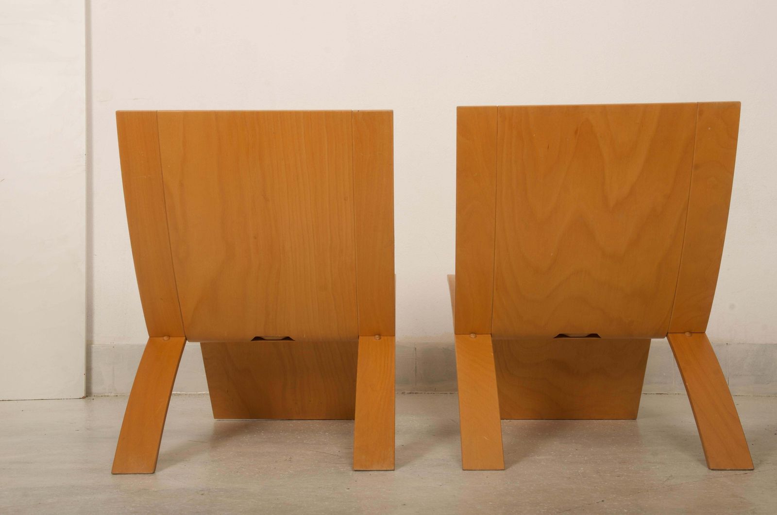 Jens Nielsen Laminex Plywood Lounge Chairs Westnofa photo furniture