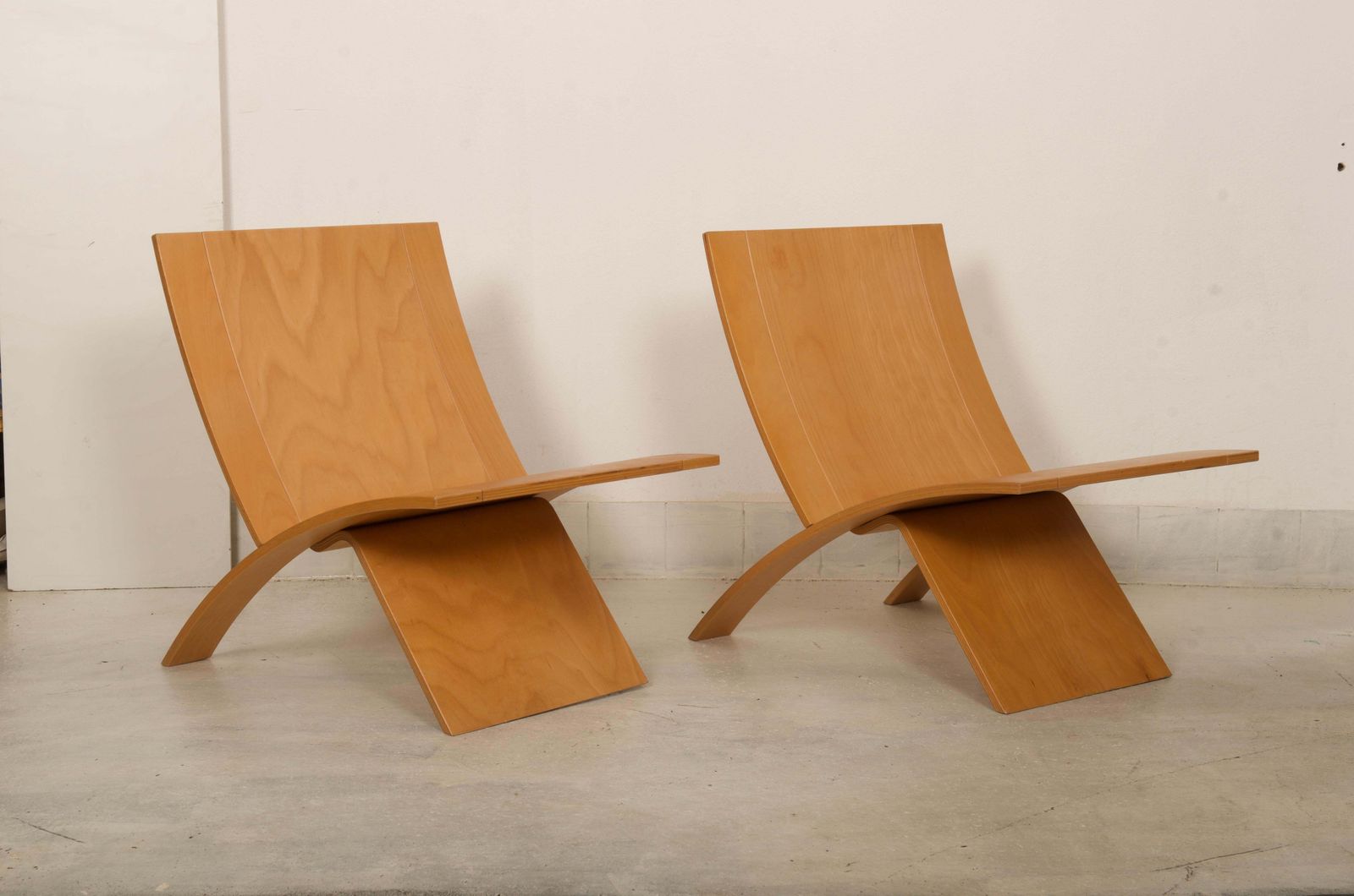 Furniture Jens Nielsen Laminex Plywood Lounge Chairs Westnofa photo