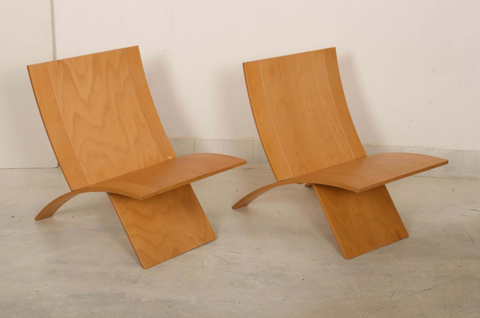 2302.0 Jens Nielsen Laminex Plywood Lounge Chairs Westnofa photo
