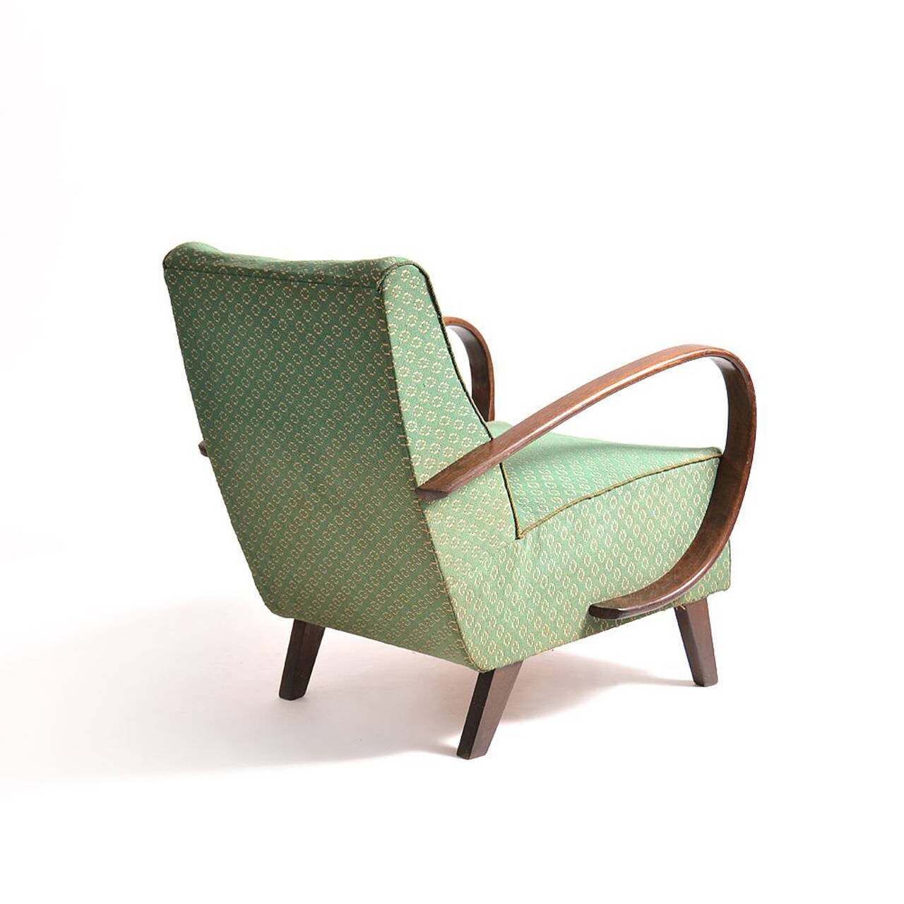 Pair Of Art Deco Armchairs, Circa 1930 By Jindrich Halabala photo furniture