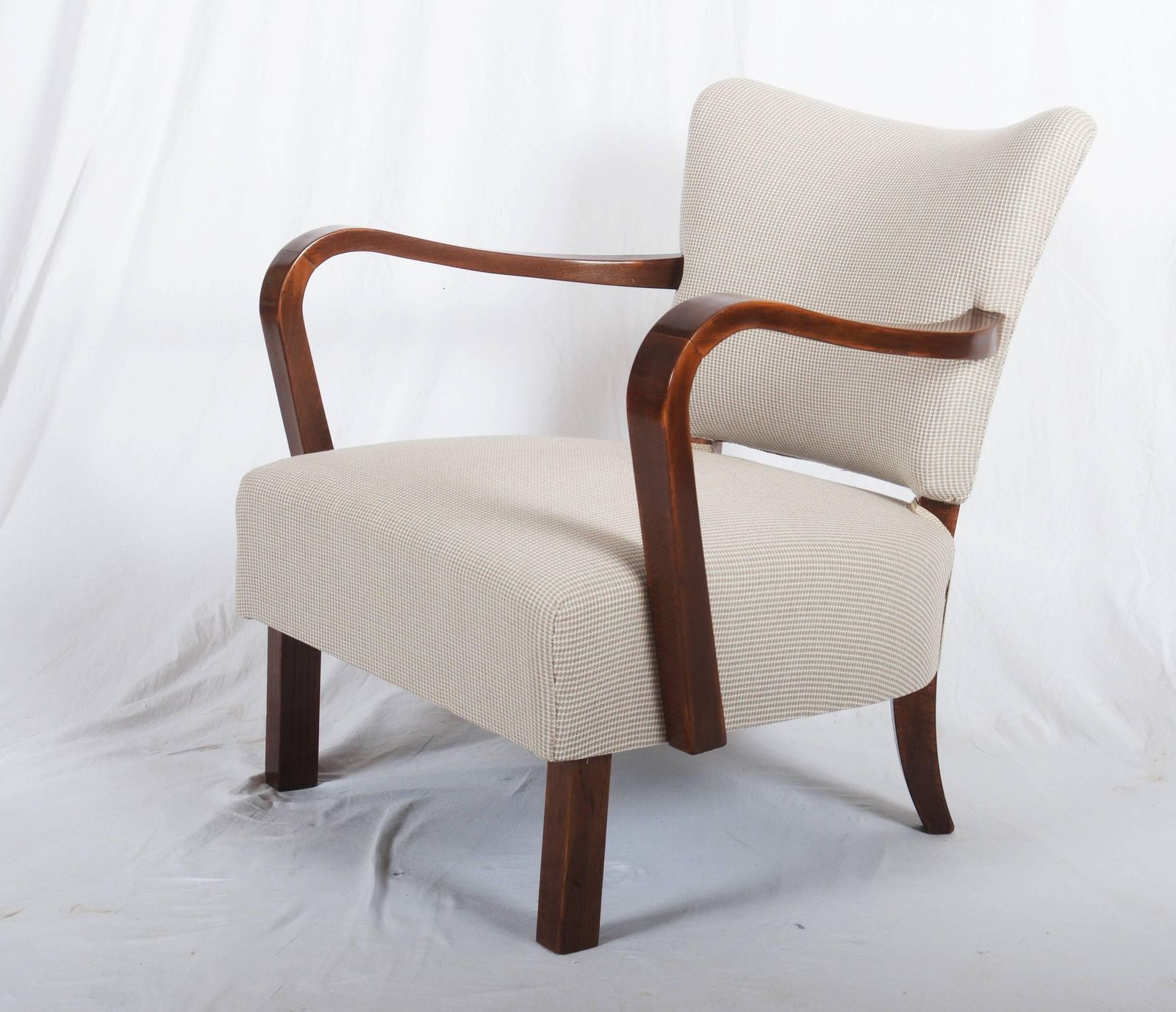 Pair Of Jindrich Halabala H 237 Art Deco Armchairs photo furniture