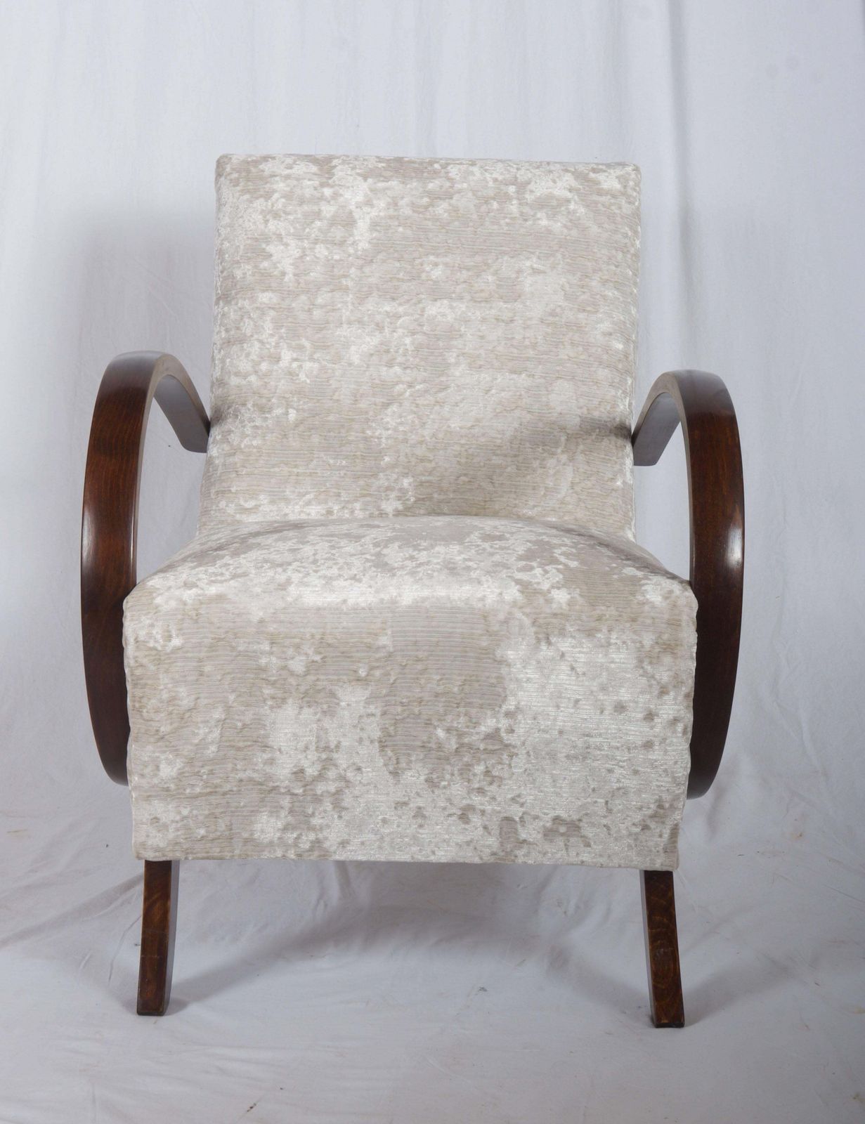 Pair Of Jindrich Halabala Art Deco Armchairs photo for sale