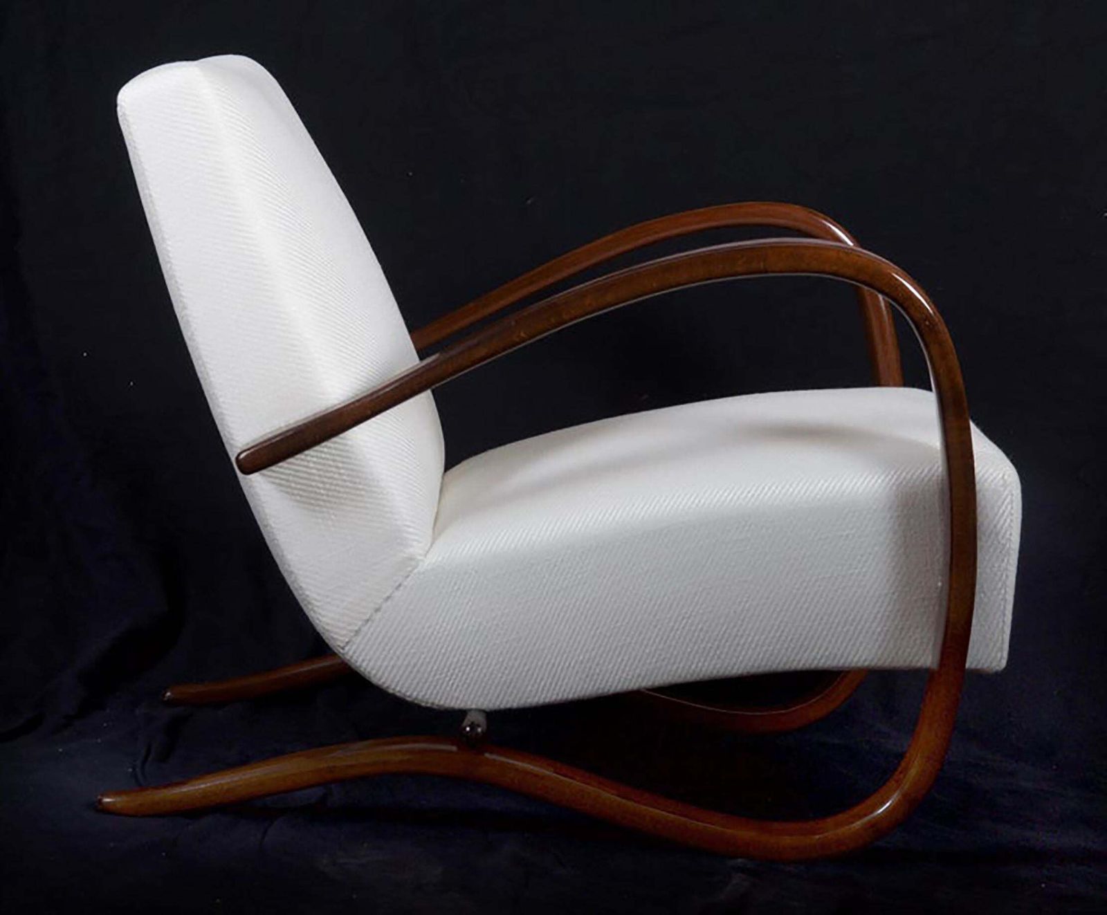 Art Deco Thonet H269 Armchair By Jindřich Halabala photo vintage