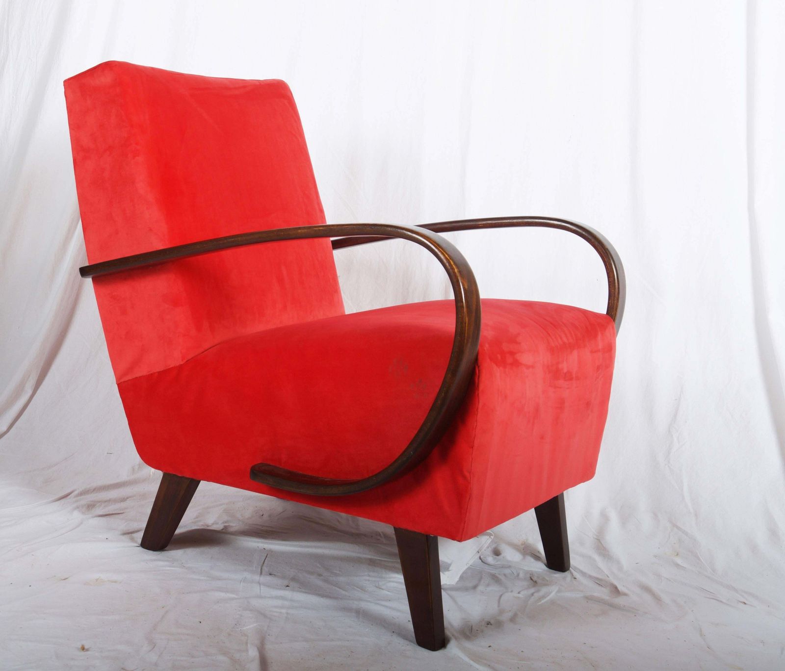 Pair Of Midcentury Armchairs By Jindrich Halabala photo vinterior