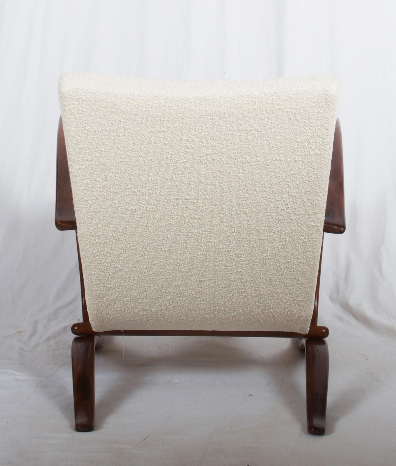Art Deco Thonet H269 Armchair Boucé Fabric By Jindrich Halabala photo buy