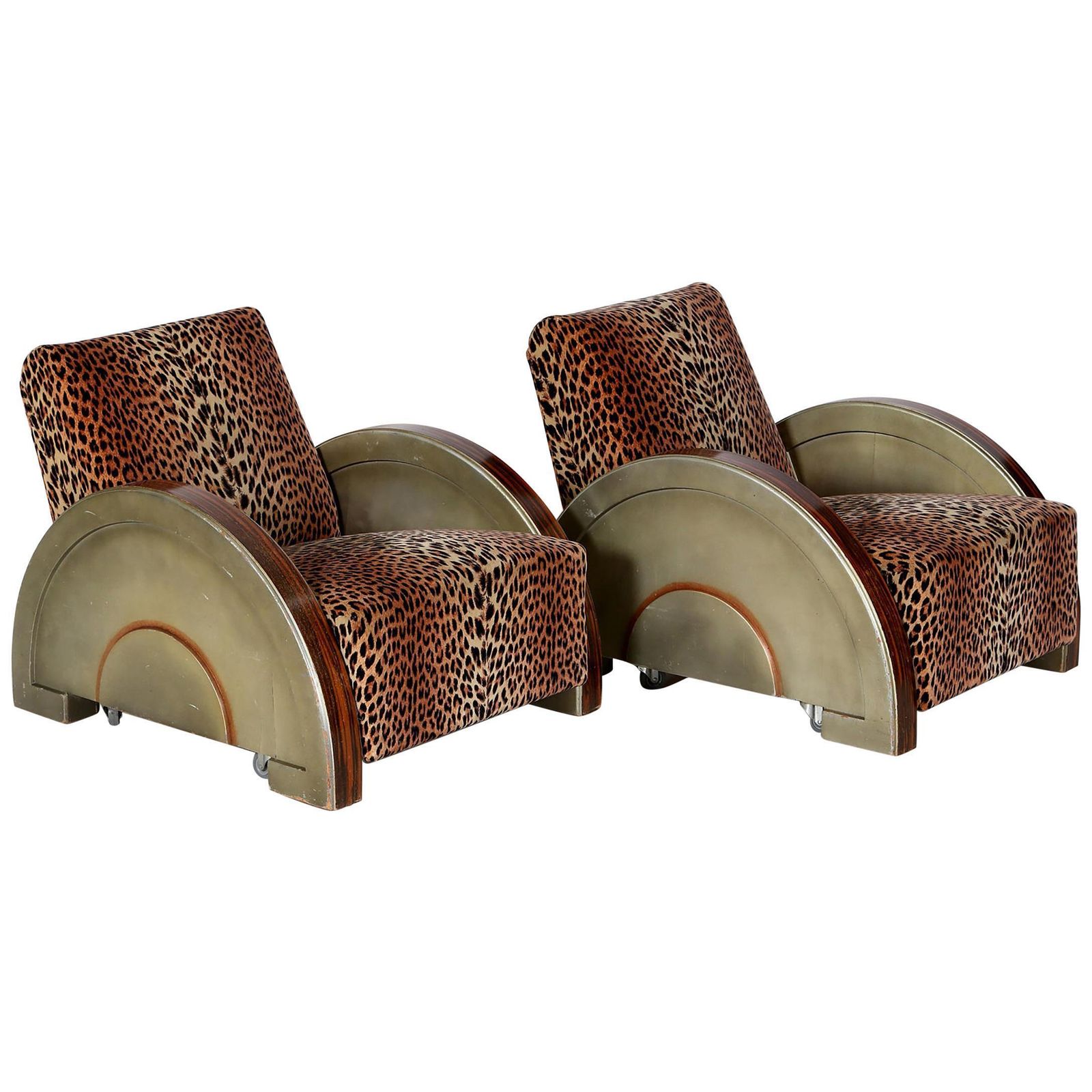 Pair Of French Art Deco Armchairs