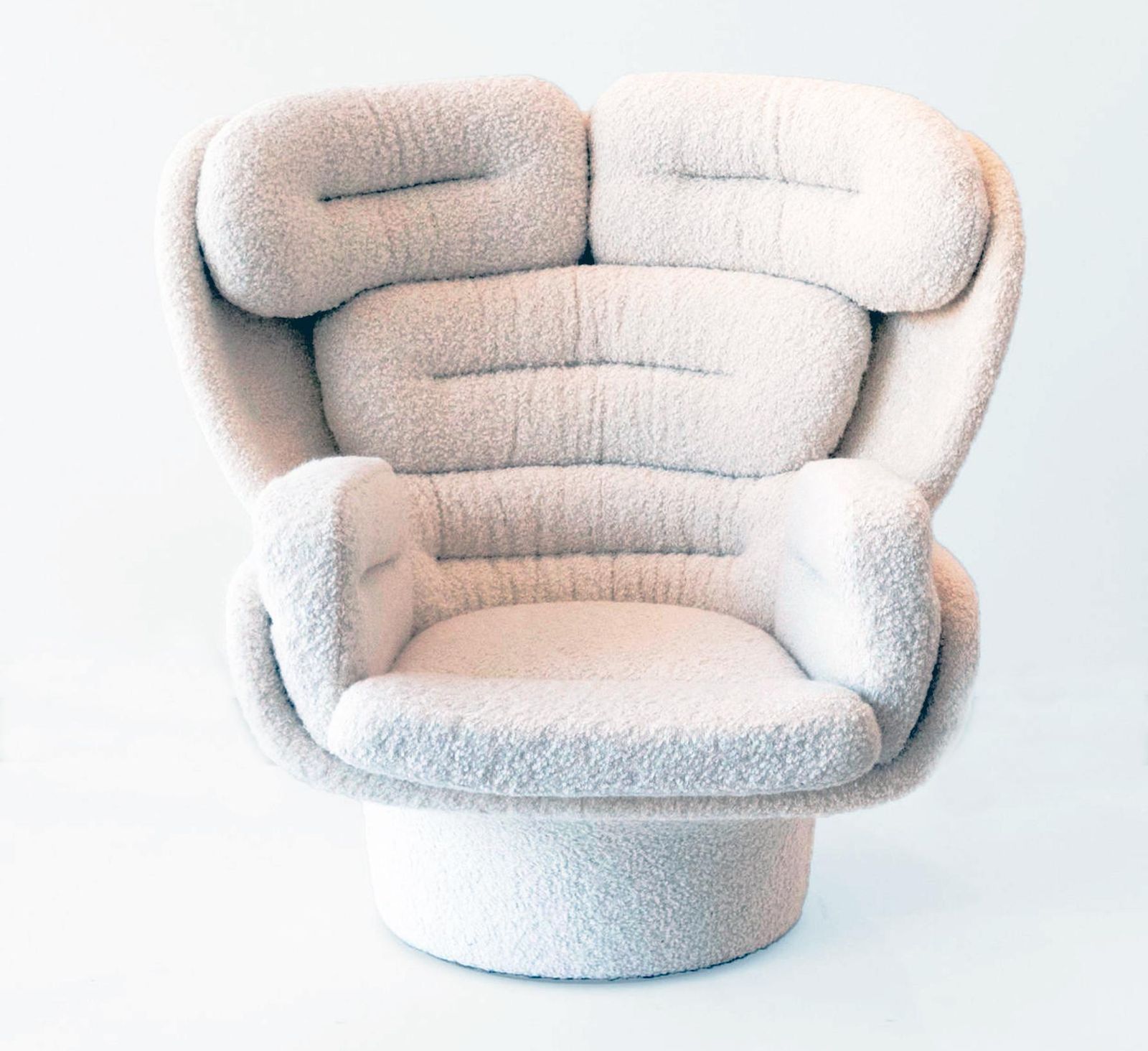Joe Colombo Swivel "Elda" Italian Lounge Chair photo furniture