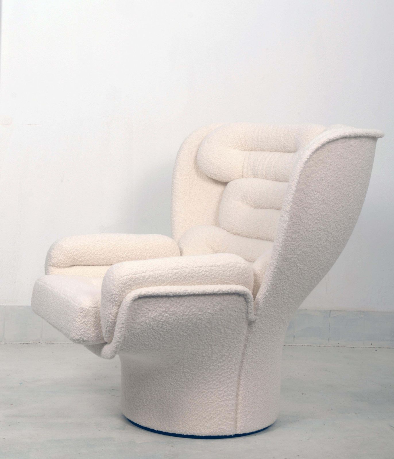 Joe Colombo Swivel "Elda" Italian Lounge Chair photo vintage