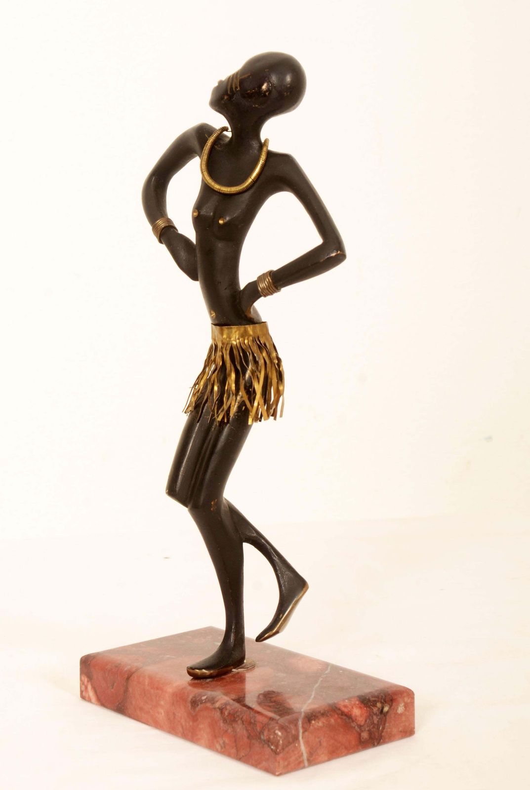 Figurine "Dancing Woman" By Karl Hagenauer photo vintage