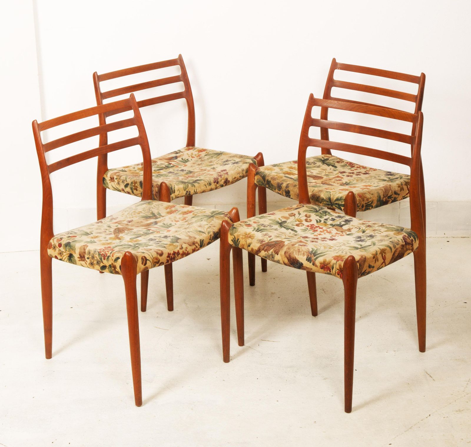 Teak Dining Chair By Niels Otto Møller Model 78 photo Furniture
