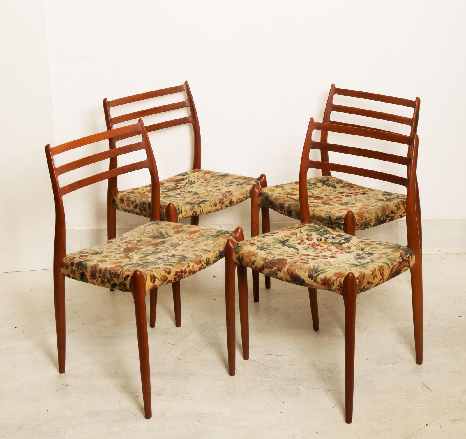 Teak Dining Chair By Niels Otto Møller Model 78 photo 1078.0