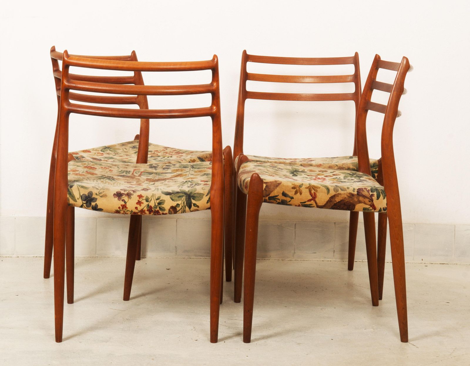 Teak Dining Chair By Niels Otto Møller Model 78 photo vintage