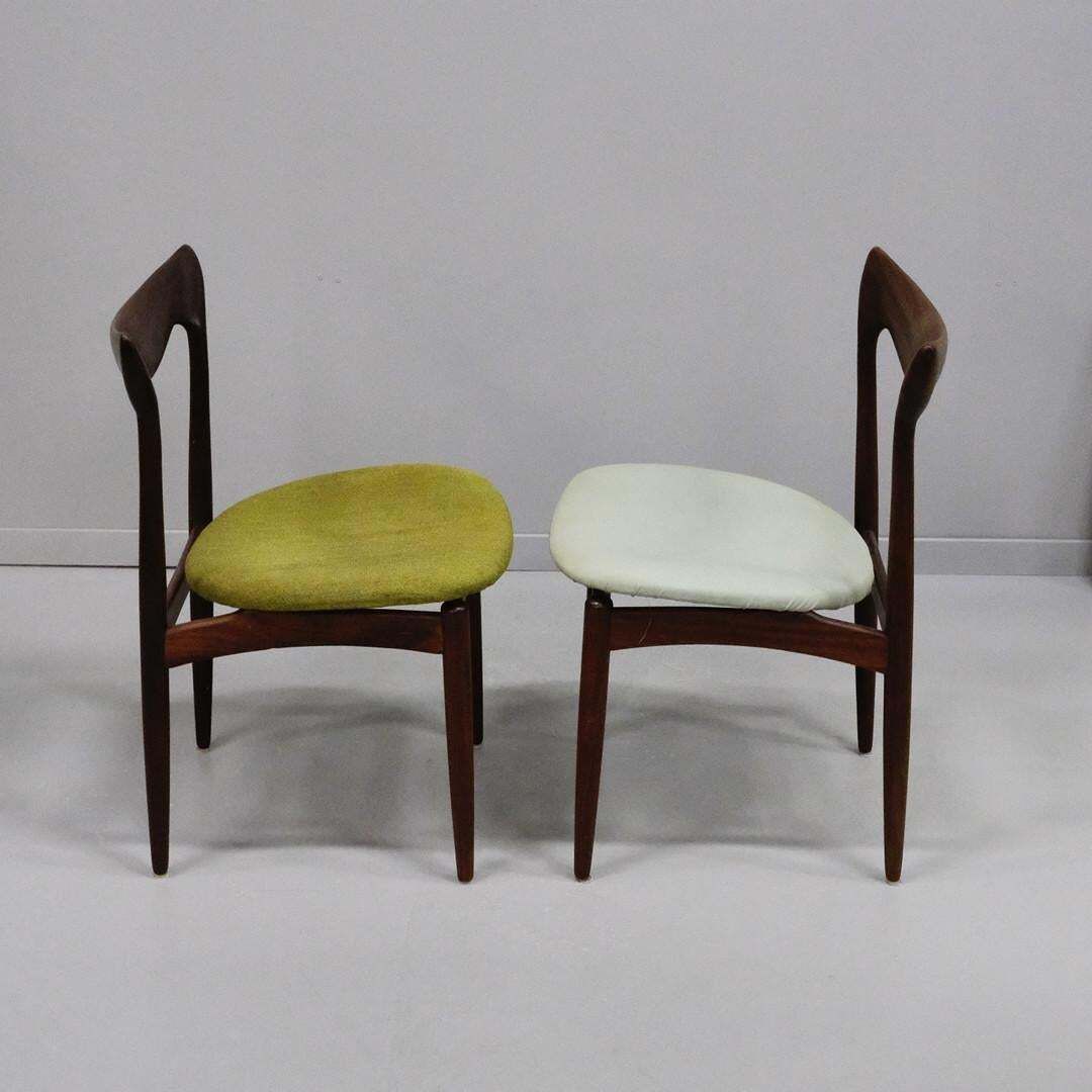 Set Of Four Danish Hardwood Dining Chairs By H. W. Klein For Bramin photo for sale