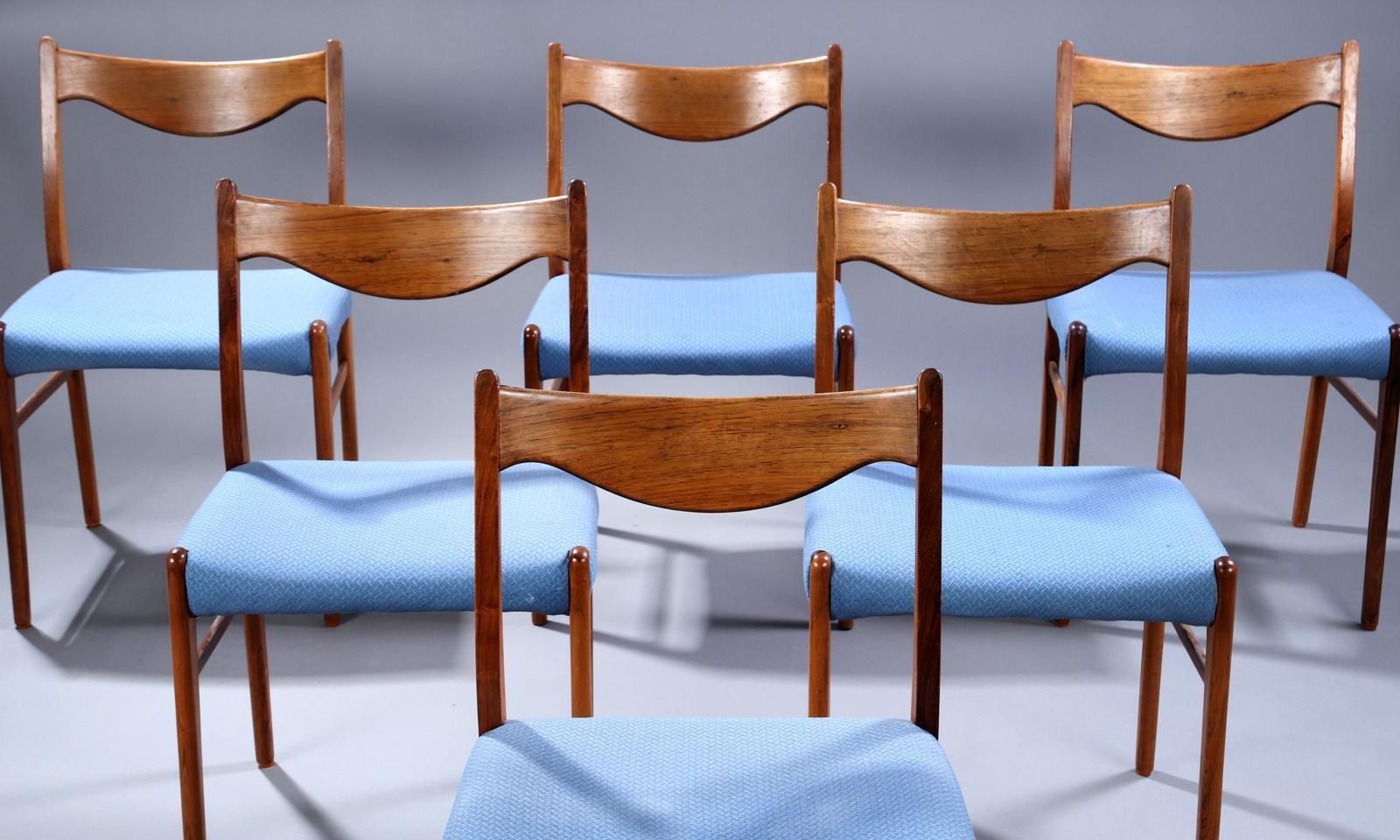 Set Van Zes Eetkamerstoelen Van Arne Wahl Iversen, Model Gs61 photo vinterior