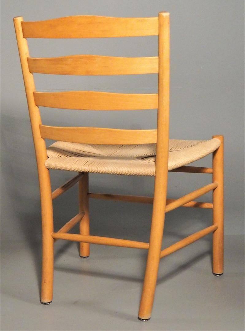 Set Of Six Dining Room Chairs "Kirkestolen" By Kaare Kllint For Fritz Hansen photo for sale