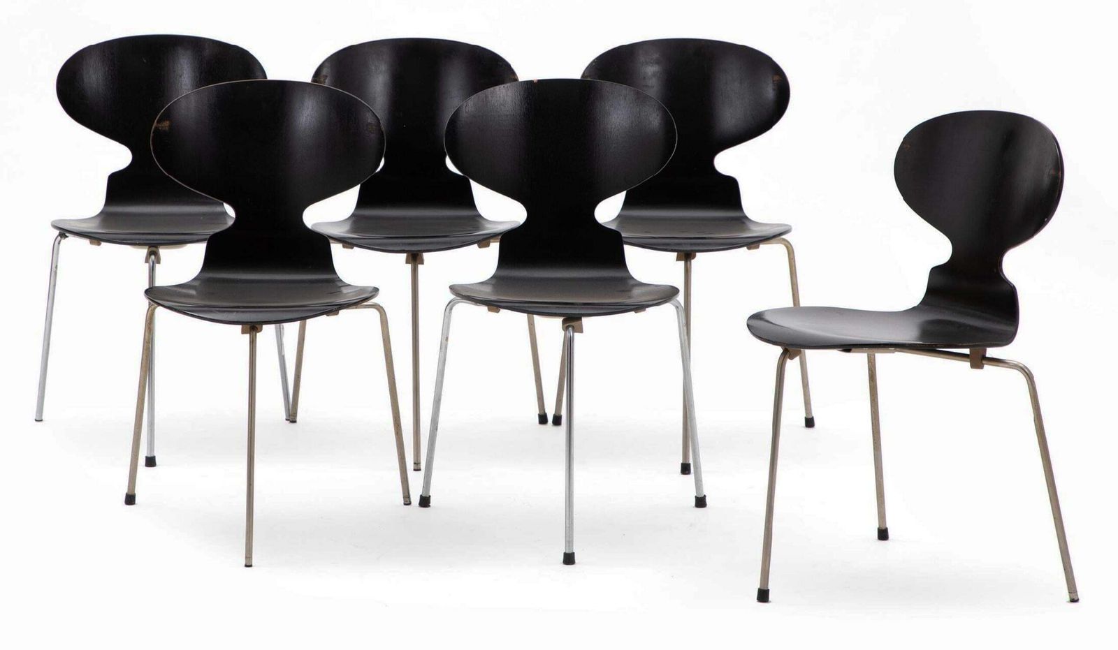 Set Of Six Ant Dining Chairs By Arne Jacobsen For Fritz Hansen photo furniture