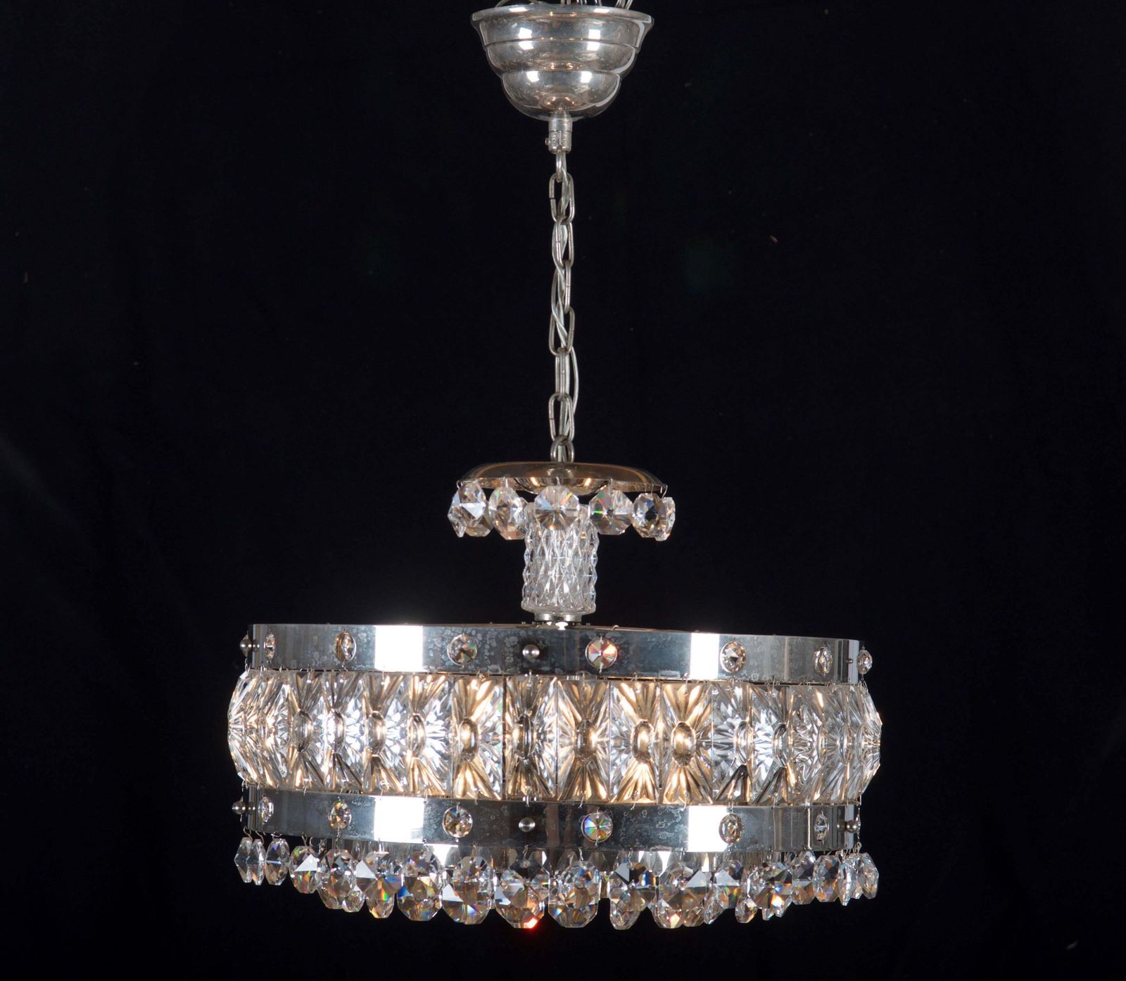 photo furniture Midcentury Crystal Chandelier