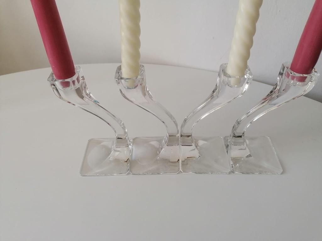 Set Of Three Candlesticks By Riedel Austria From The 1970s photo for sale