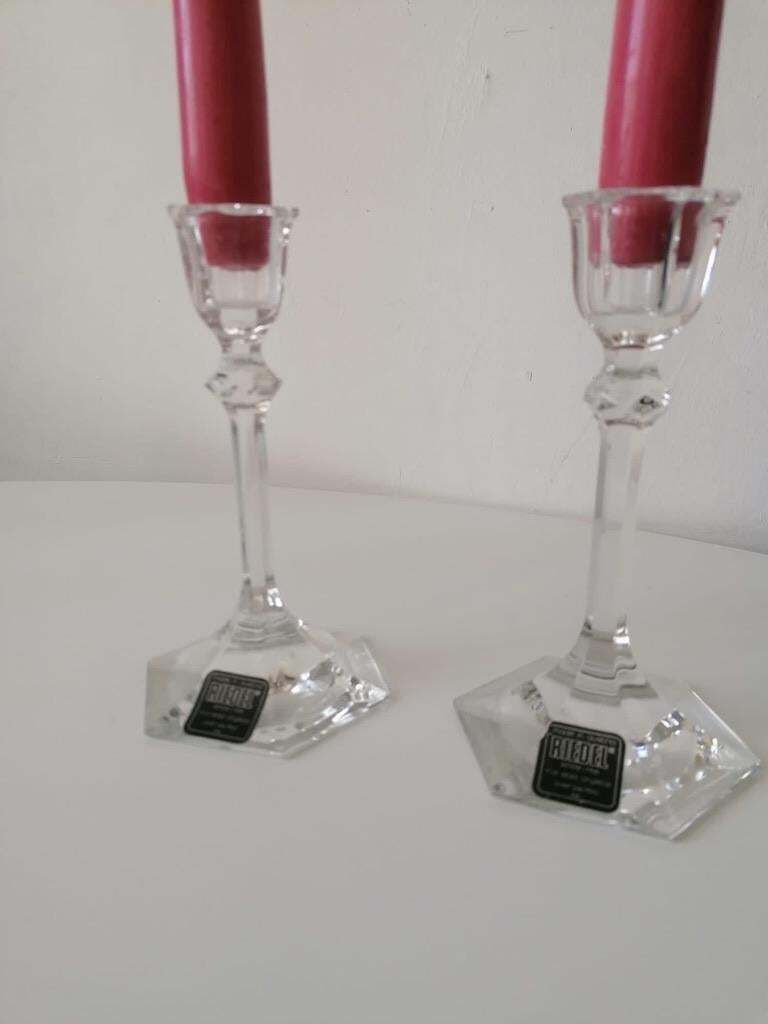 photo buy Set Of Three Candlesticks By Riedel Austria From The 1970s