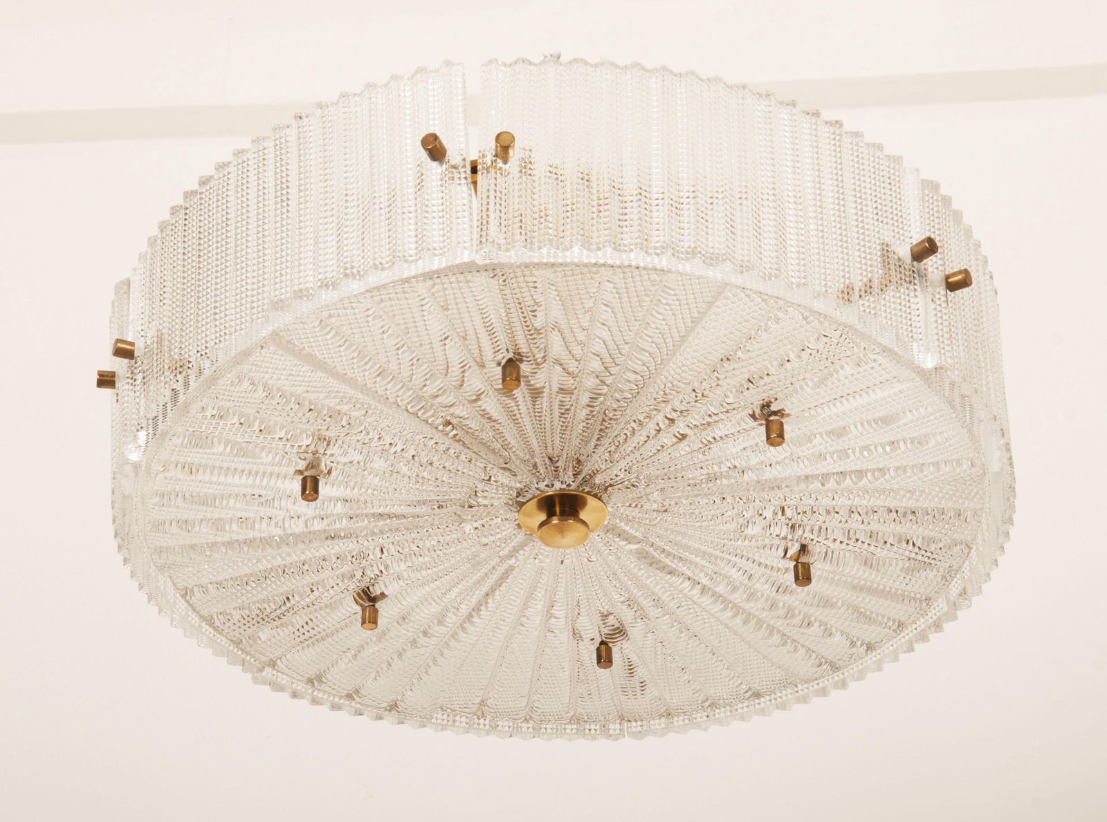 Messing Hanglamp Met Glasstructuur Van Carl Fagerlund Voor Orrefors photo buy