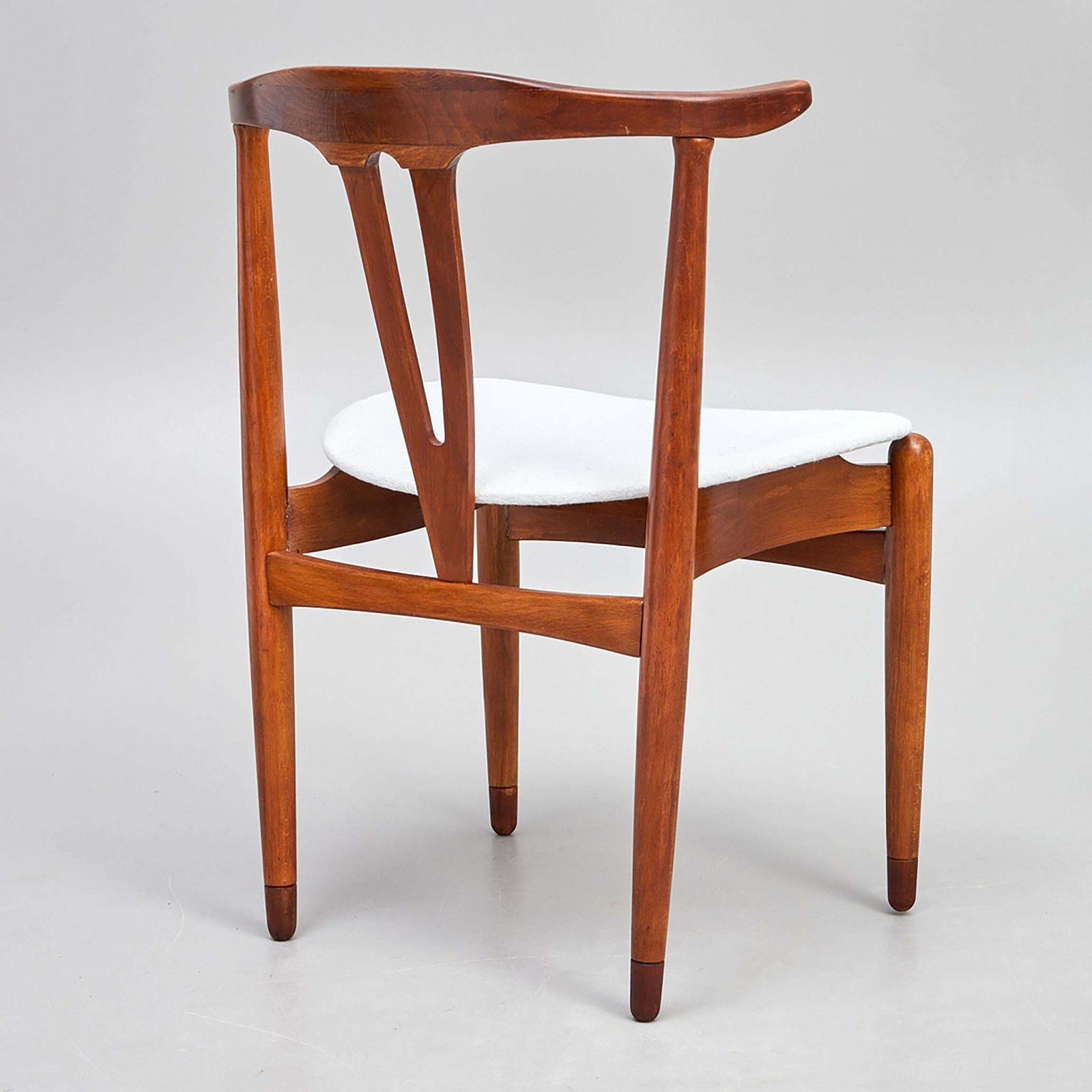 Danish Midcentury Hardwood Side Chair photo for sale