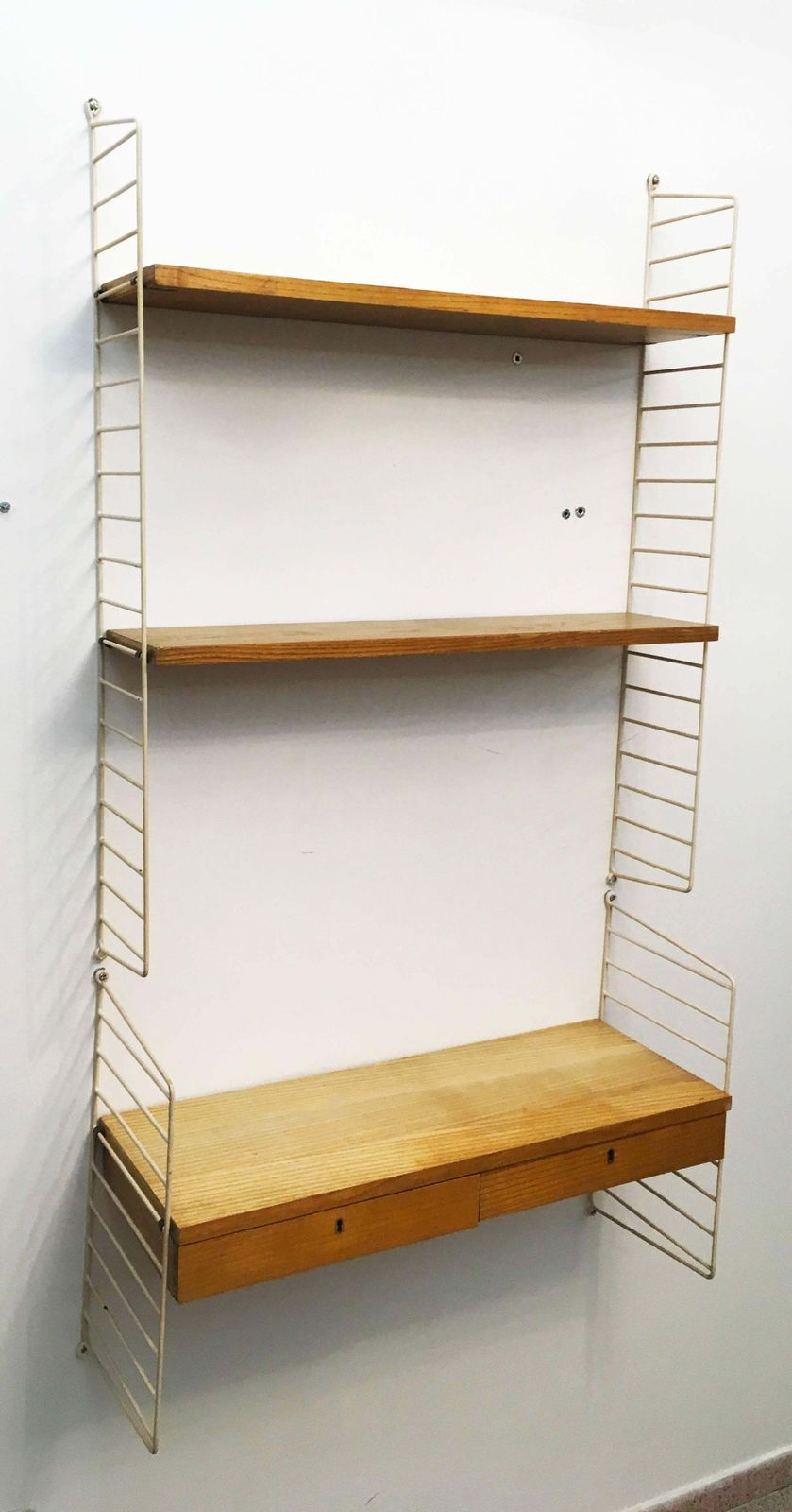 Modular String Wall Unit In Ashwood By Nisse Strinning, Sweden photo Furniture