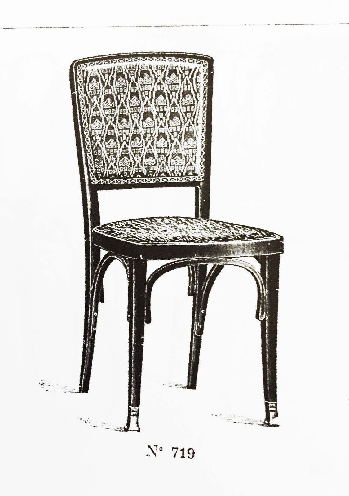 Pair Of Kohn Chairs No. 719 Attributed To Koloman Moser photo furniture