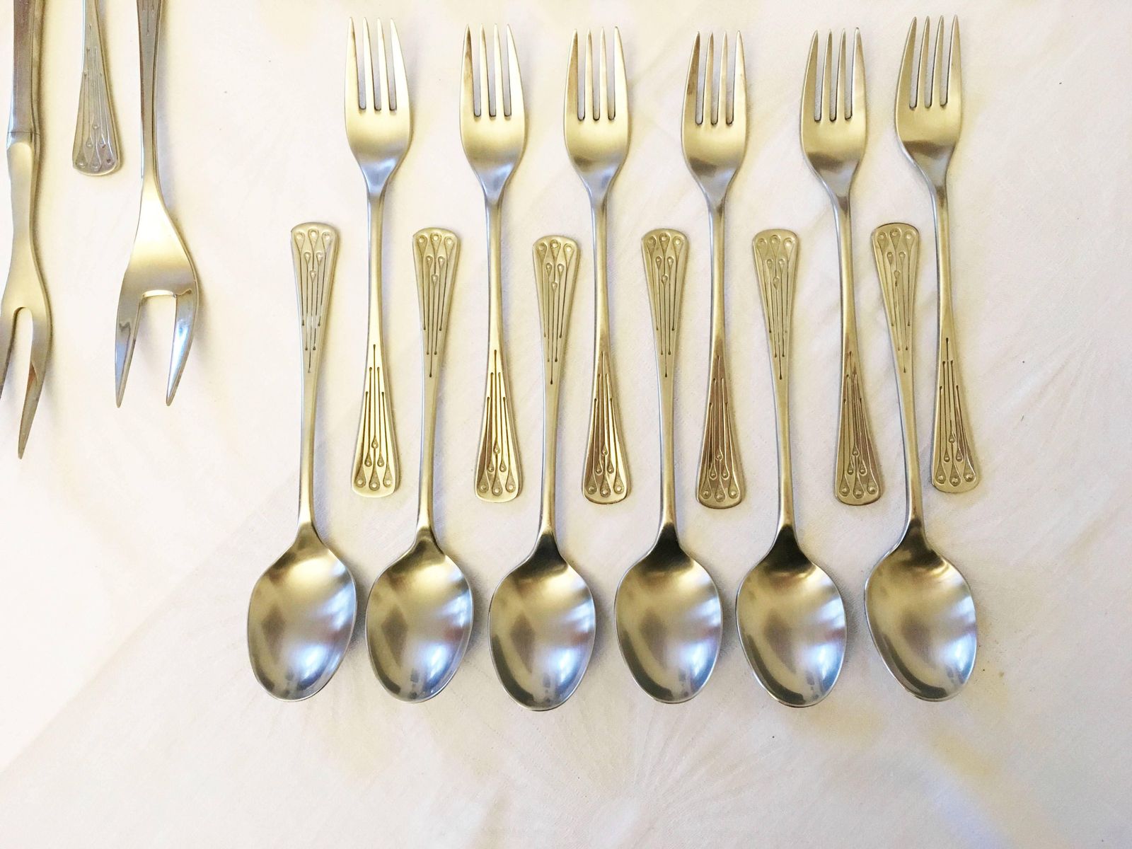 Flatware, Cutlery Set By Berndorf Model 9100, Charleston photo vinterior
