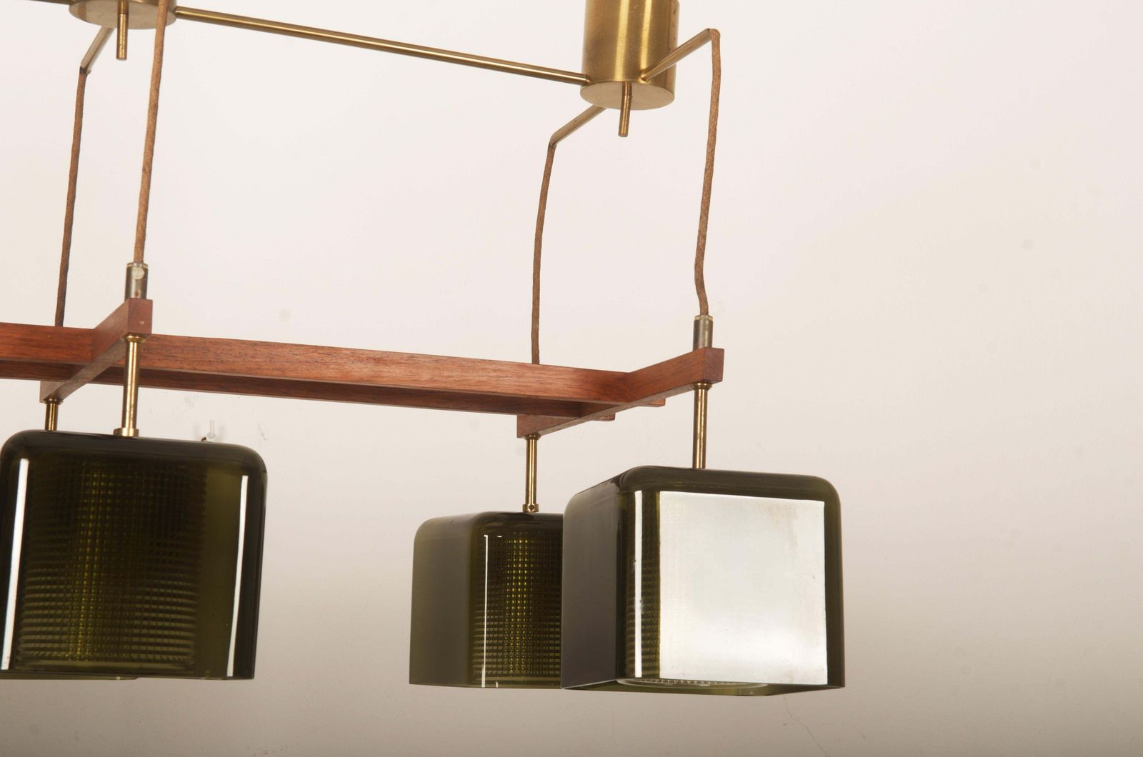 7494.0 Ceiling Lamp Chandelier With Green Grasses By Carl Fagerlund For Orrefors photo