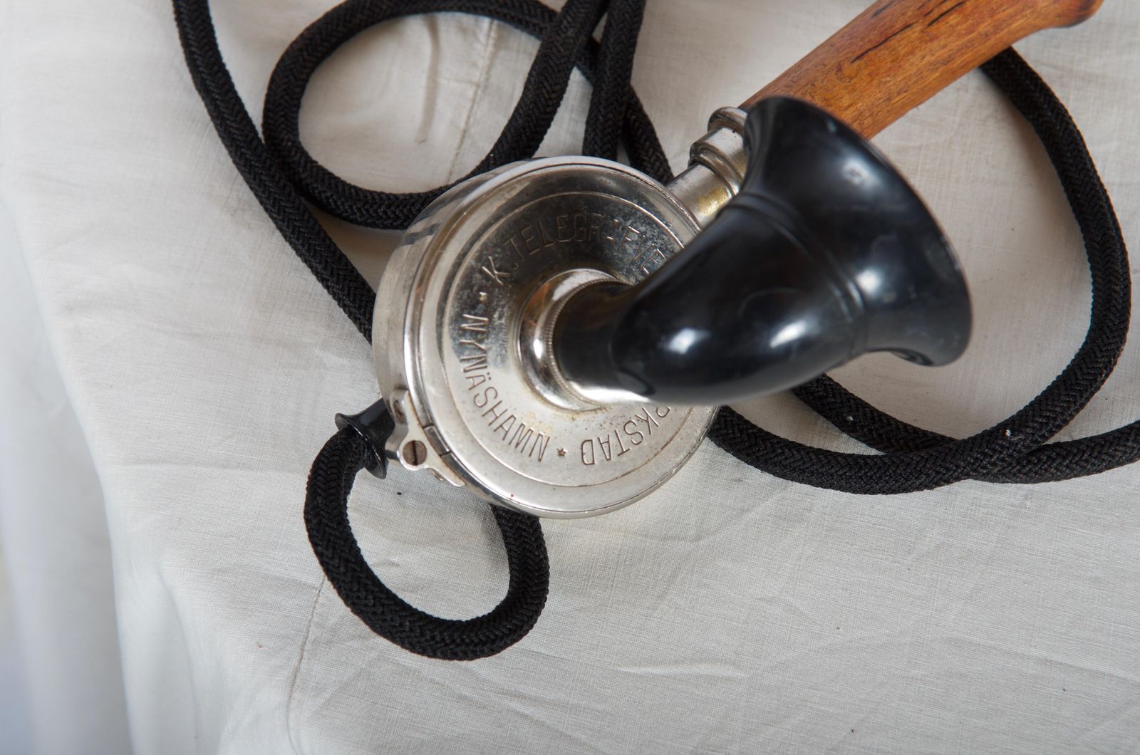 Swedish Wooden Table Phone photo Home Decor