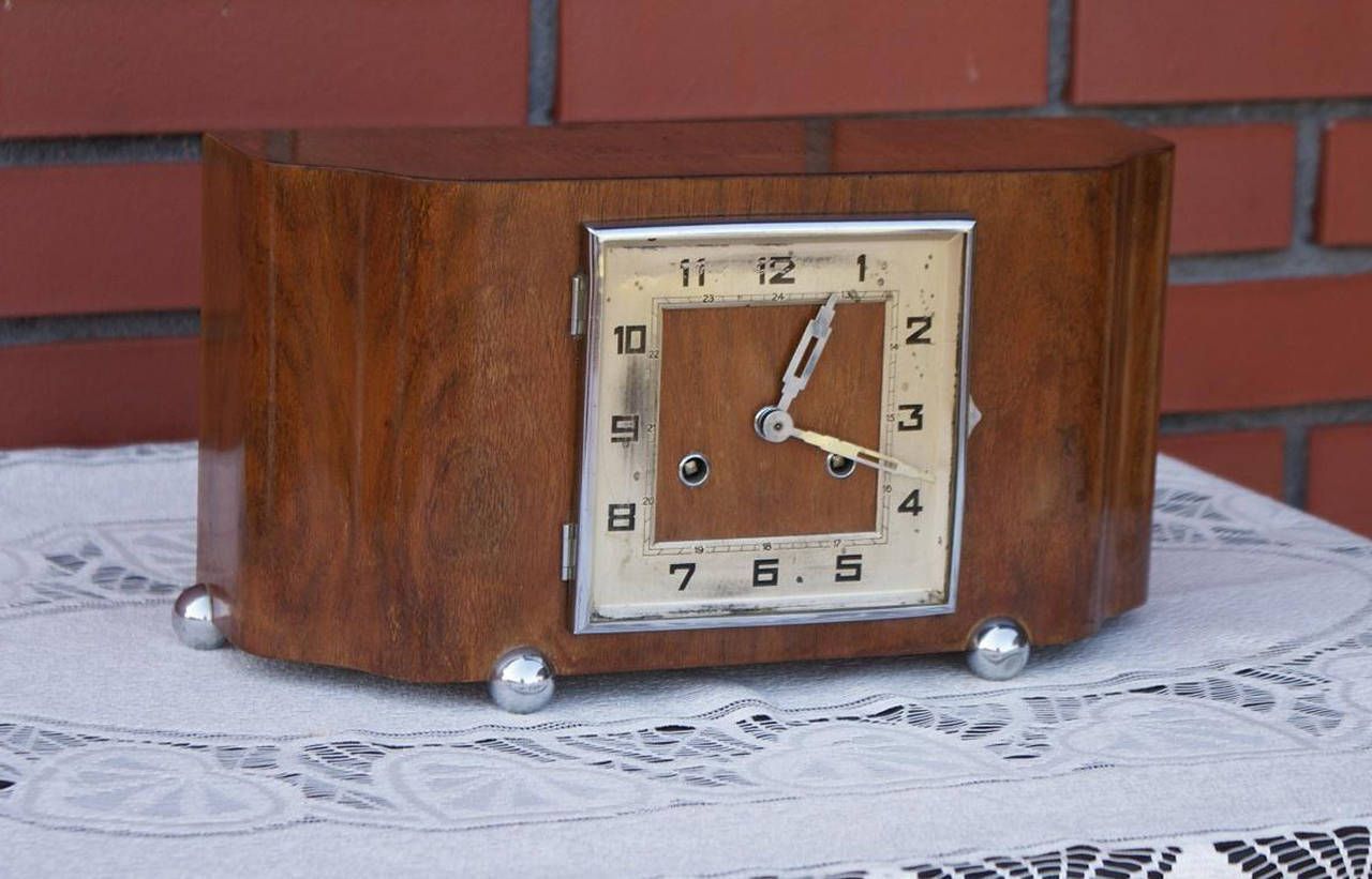 Art Deco Mantel Clock photo Home Decor