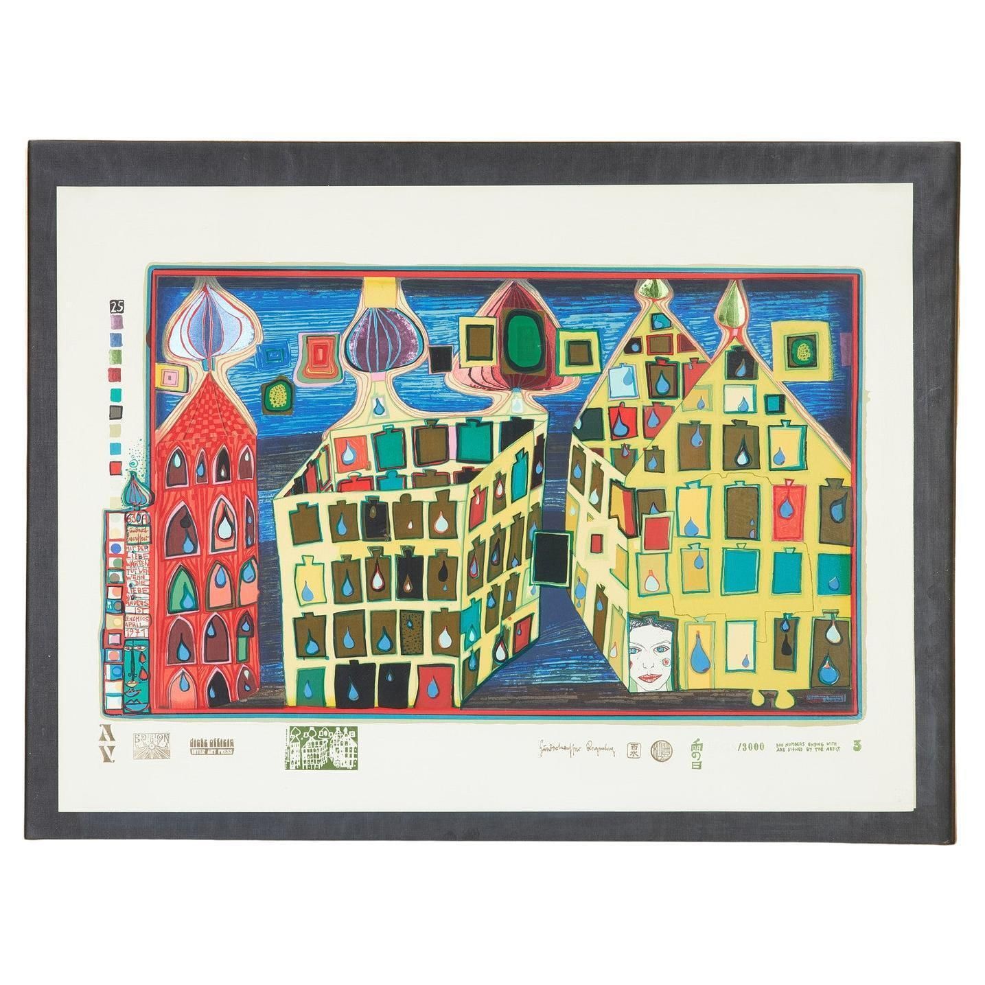 Friedensreich Hundertwasser “It Hurts To Wait With Love In Somewhere Else” photo furniture